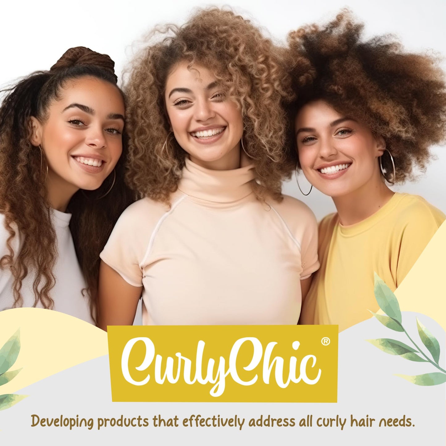 Curly Chic Rice Water Remedy Revitalizing Hair Rinse - Anti-Breakage & Strengthener, Ayurvedic Herbs, Nourishing Conditioner for All Hair Types - Sulfate, Paraben & Mineral Oil Free - 8 fl oz