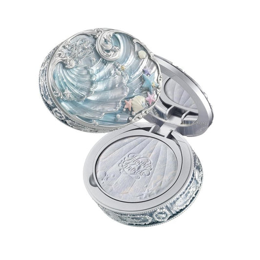 Baked Setting Powder Compact - Translucent Oil-Control & Pore Blurring | 0.32 Oz (Cloudy Blue)