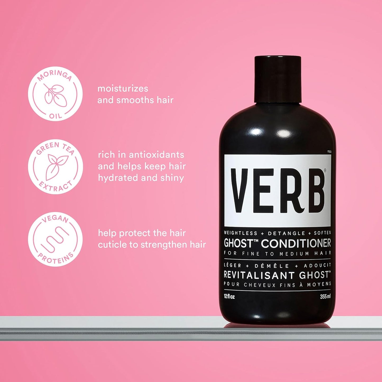 Ghost Trio Kit - Weightless Hair Collection for Fine to Medium Hair - Smooth Shine & Frizz Control
