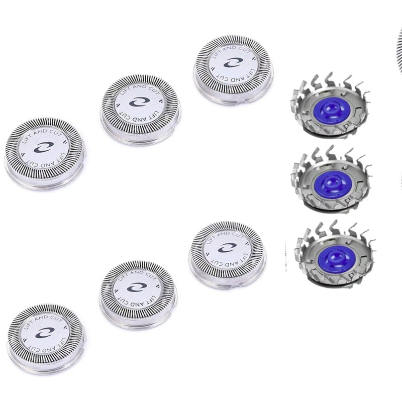 6-Pack HQ56 Replacement Shaver Heads Compatible with Philipss Norelco hq56 Replacement Heads HQ5625 HQ380 HQ489 HQ6863 hq5810 isoseries Razor Shaving Heads Blade