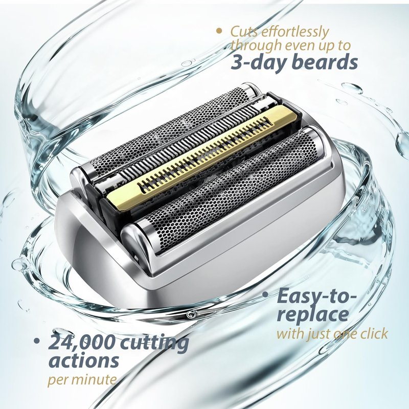92S Series 9 Electric Shaver Replacement Head Compatible with S9 Foil & Cutter Razor Heads, Applicable for S9 9290cc, 9291cc, 9385cc, 9330s, 9370cc, 9330s, 9293s, 9296cc.New and old packaging