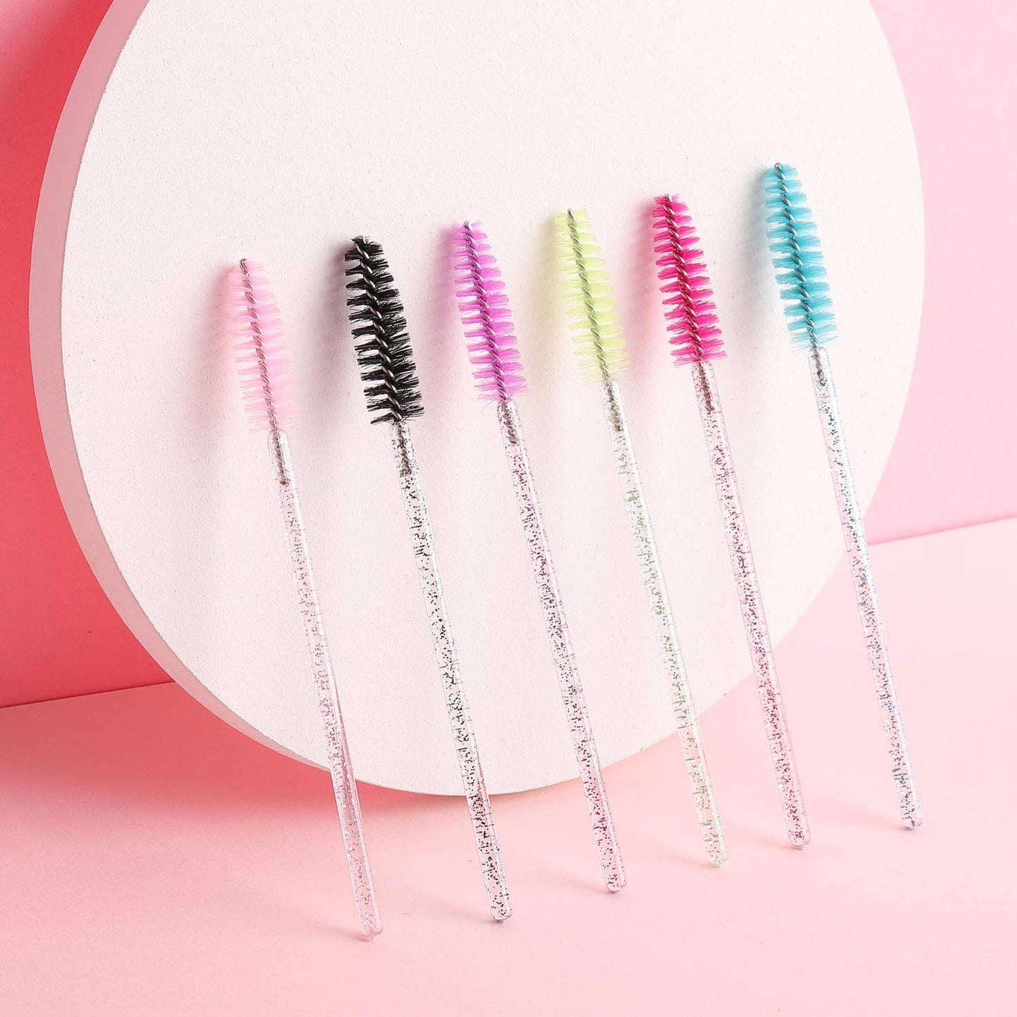 Disposable Mascara Wands - 300 Eyelash Brushes for Extensions, Eyebrows & Makeup | Crystal Tbestmax