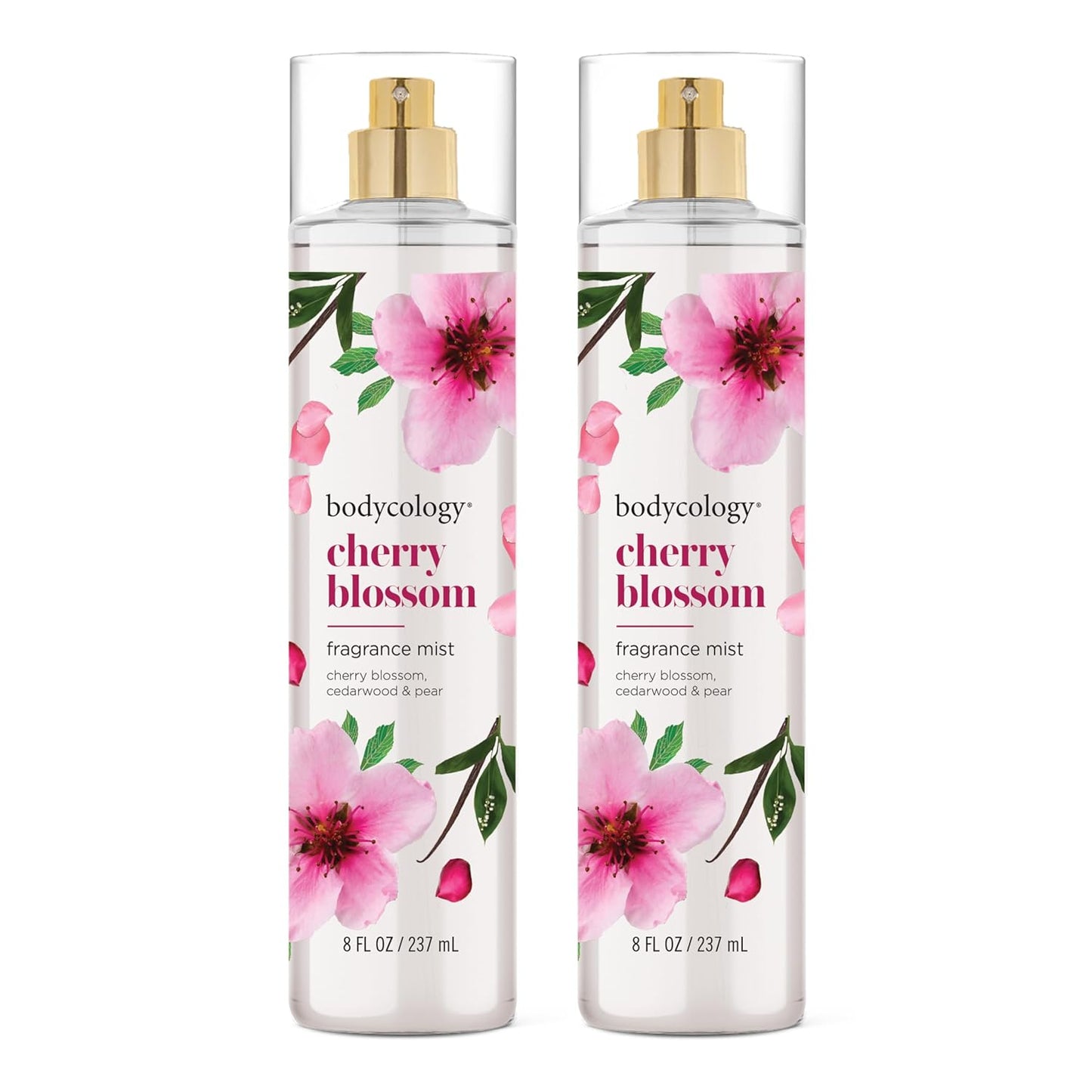 Bodycology Hawaiian Beach Body Mist - Long-Lasting Fragrance, 8 fl oz (Pack of 2)