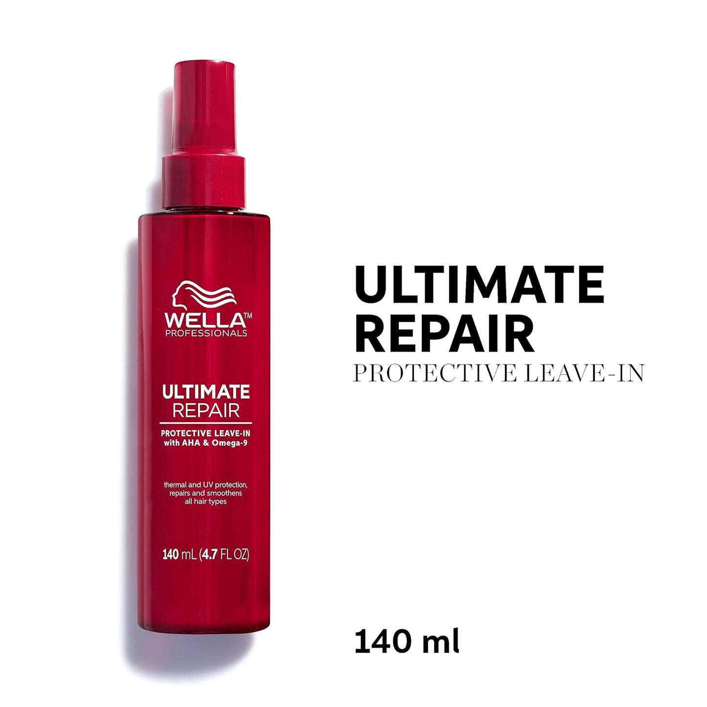 Wella Professionals Ultimate Repair Leave-In Treatment - Thermal & UV Protection for Damaged Hair | 4.7 Fl Oz