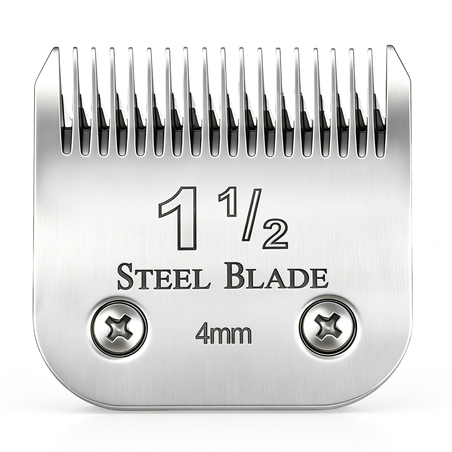 1-1/2 Clipper Blade 4mm Compatible with Oster Classic 76, Silver, 1 Pack