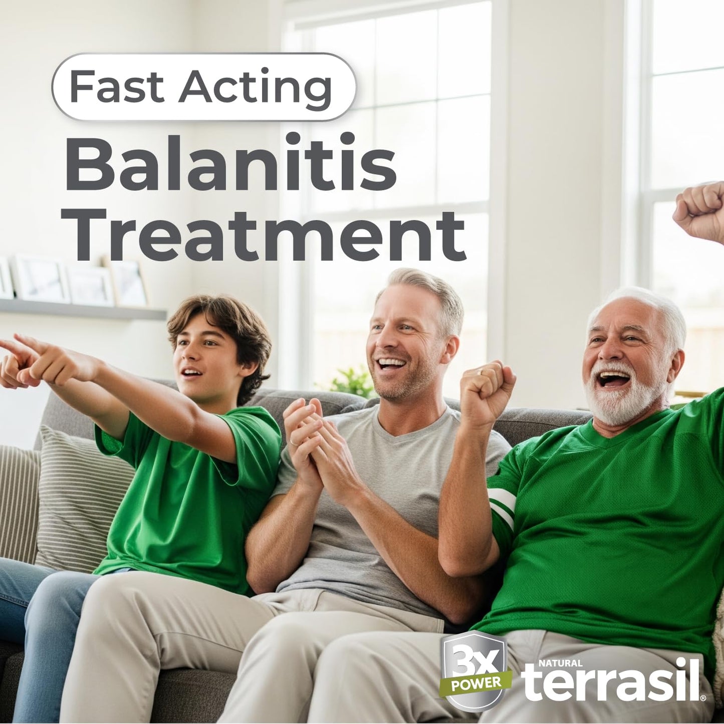 terrasil Balanitis Relief + Cleansing Soap 2-Product Kit - Balanitis Treatment for Men, Natural Foreskin Ointment for Symptoms of Itch & Irritation. Dermatologist Tested (14g Tube + Soap Bar)