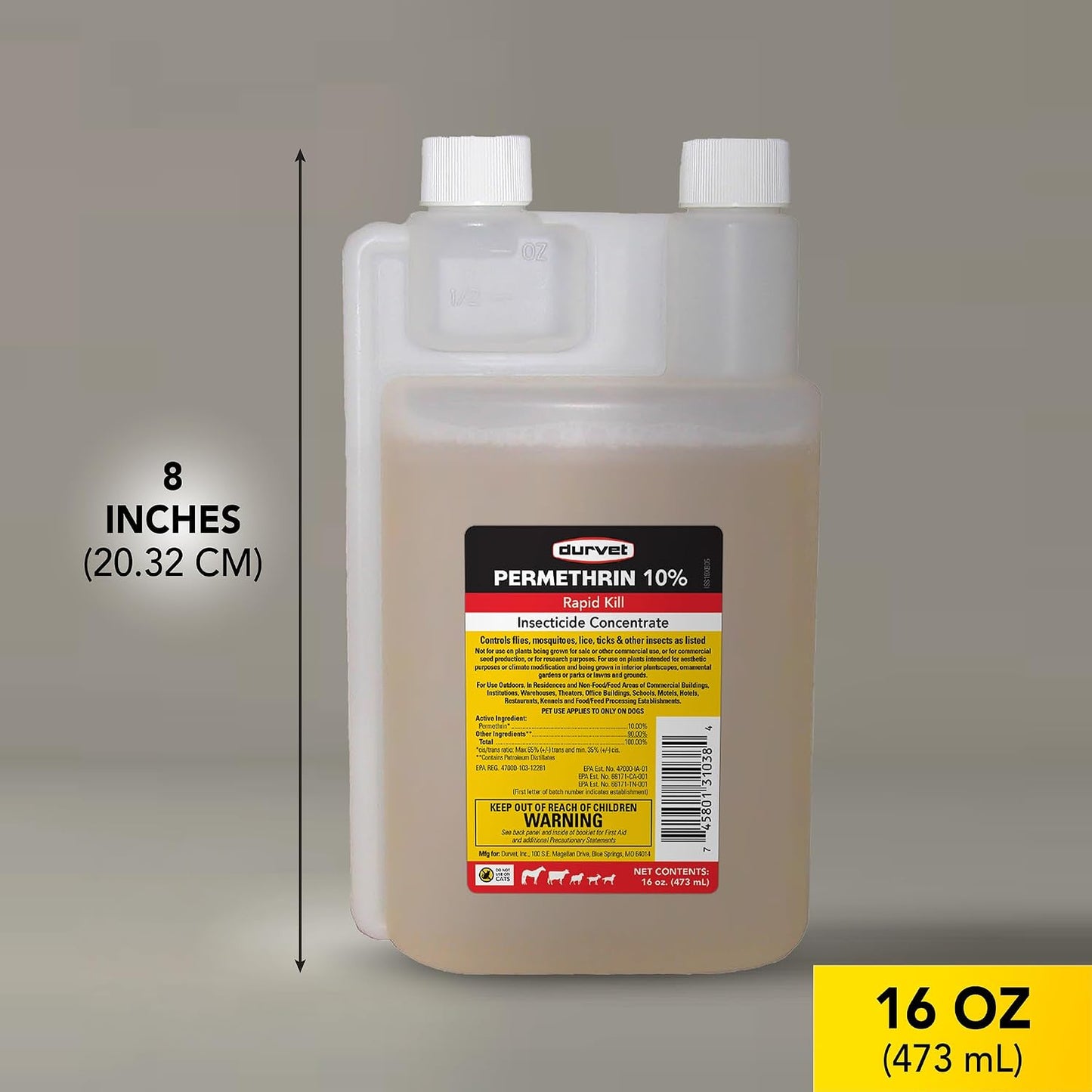 Permethrin EC 10% Insecticide Solution - Effective Pest Control | 32 Oz