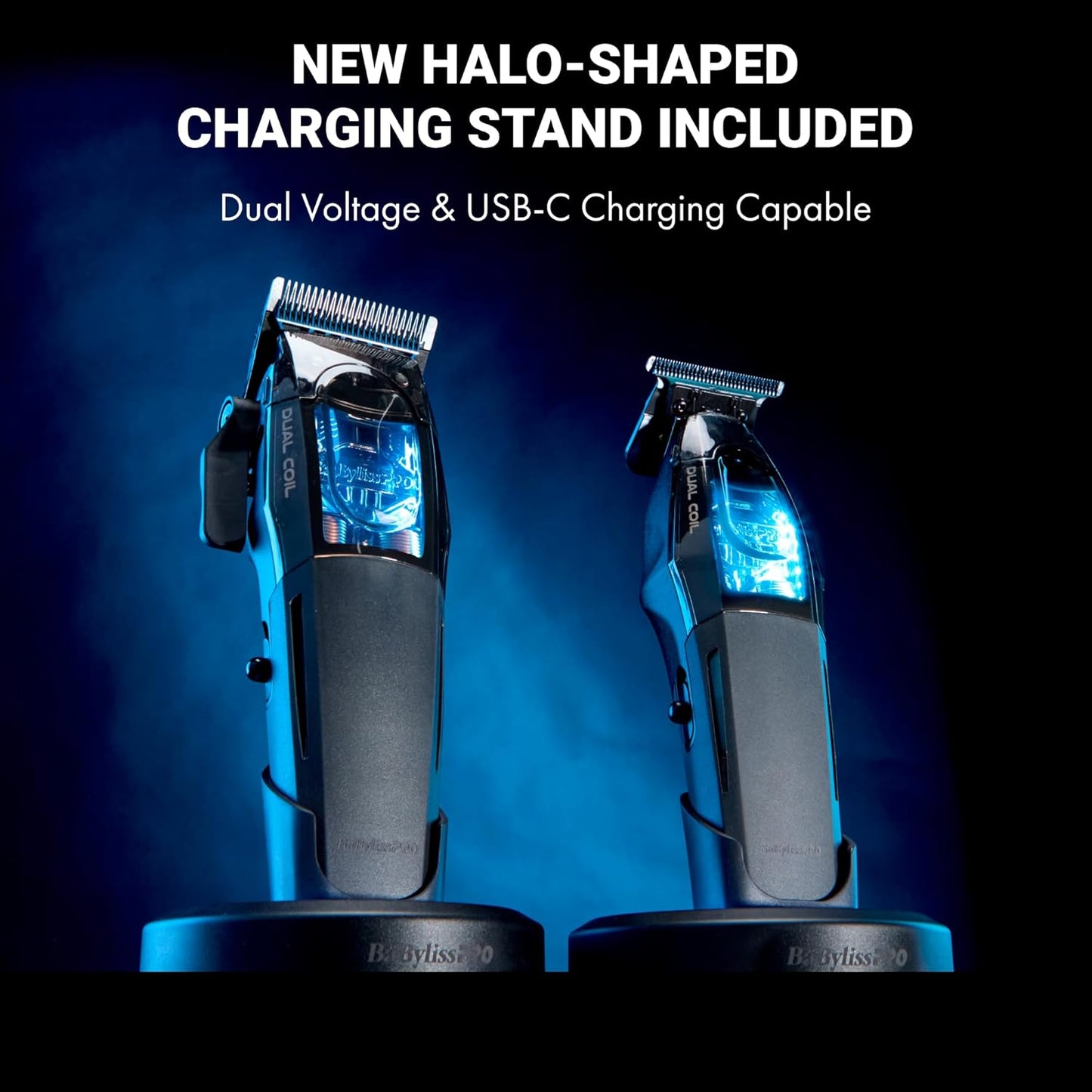 BaBylissPRO Dual Coil Clipper - Professional Cordless Hair Clipper with All-Metal Housing & Precision Cutting Performance