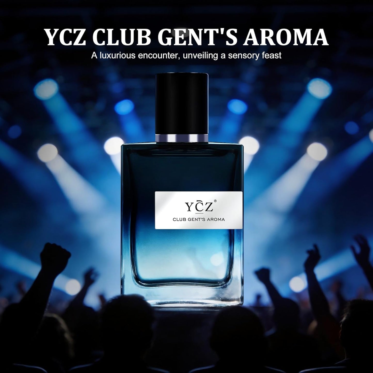 Ycz Club Eau De Parfum for Men - Long Lasting Masculine Cologne with Woody Notes | 1.7 Fl Oz