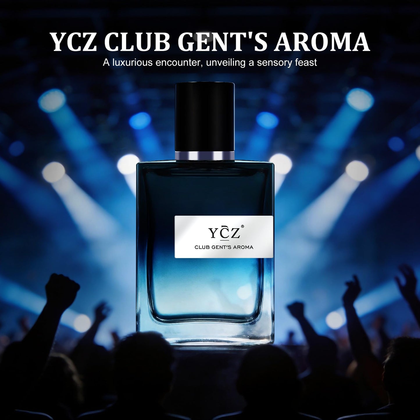 Ycz Club Eau De Parfum for Men, Long Lasting Cologne with Aldehydic & Aromatic Woody Notes, 1.7 Fl Oz Masculine Fragrance for Night Out, Date Night, Parties & Gifts for Men
