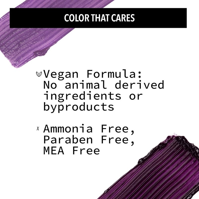 Pulp Riot Semi-Permanent Hair Color - Dark Matter Violet with Blue Undertones | Long-Lasting Vibrancy, 4oz Tube