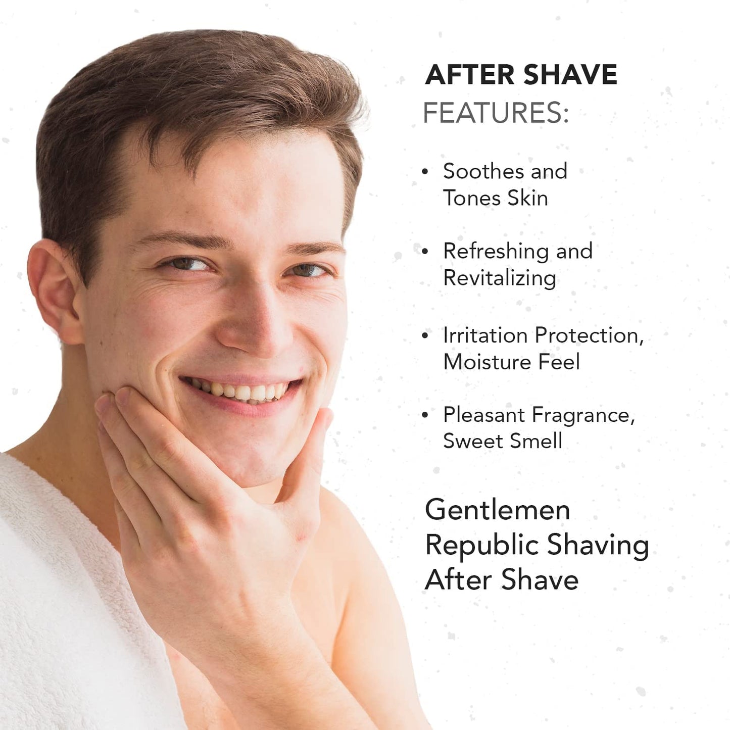 Gentlemen Republic Shaving Kit - Shaving Gel and After Shave Combo Pack - Alcohol, Lather and Dye Free Clear Shave Gel with Aftershave, 2 Pack