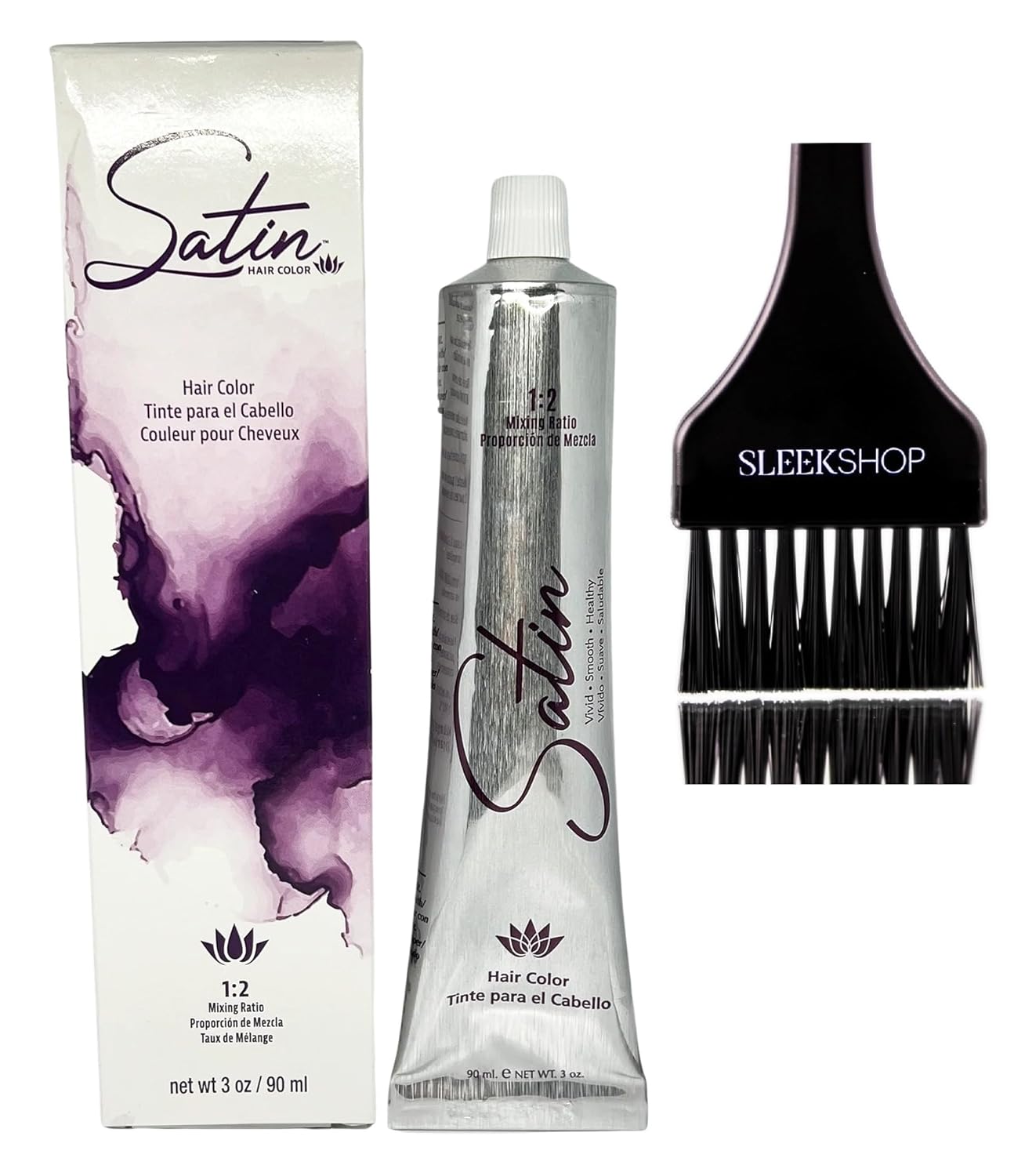 Ultra Vivid Fashion Hair Color - Aloe Vera Base Low Ammonia Dye | High Lift Violet Blonde (12HLV) - 2024-2025