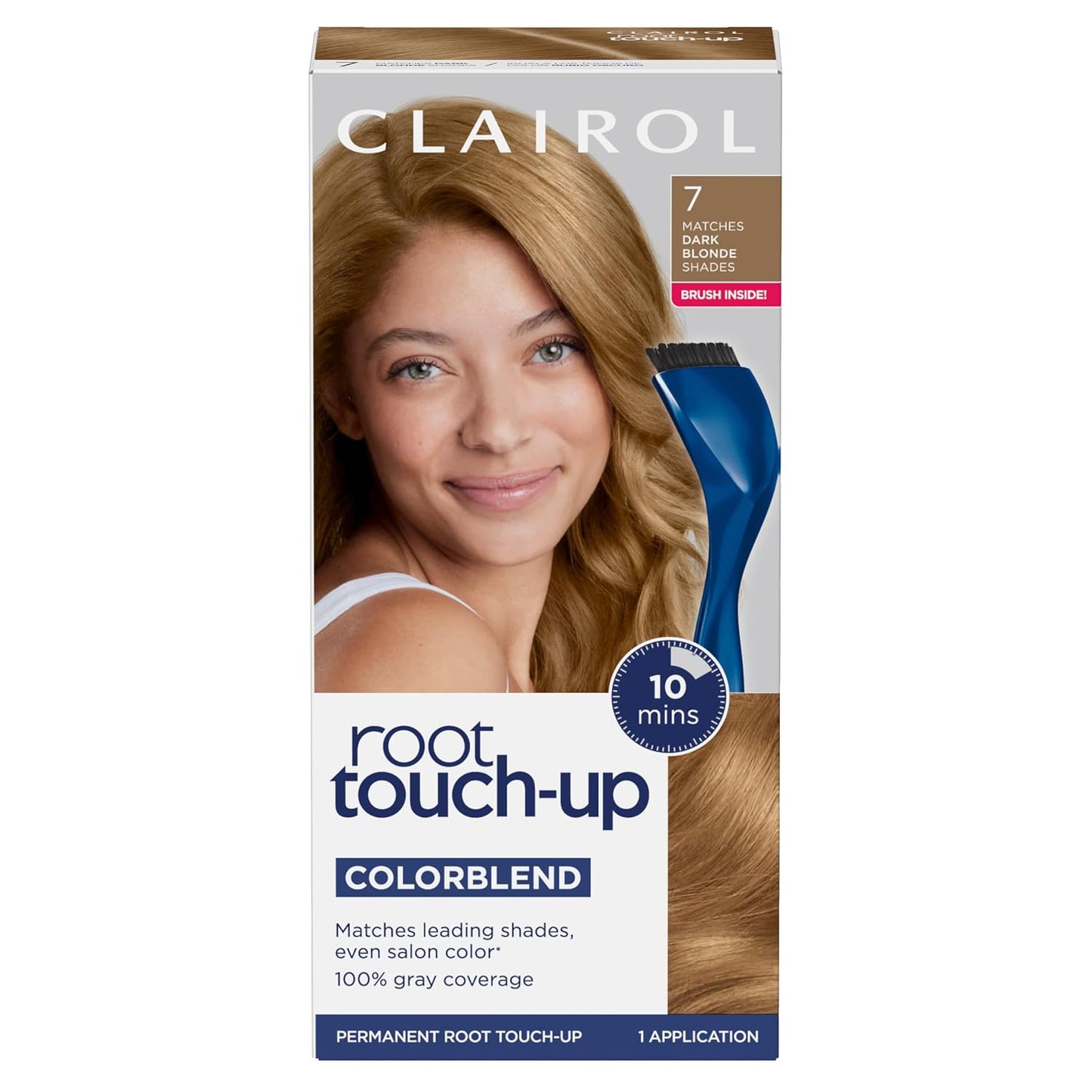 Clairol Root Touch-Up Permanent Hair Dye - 5 Medium Brown | 100% Gray Coverage, Easy Brush Application