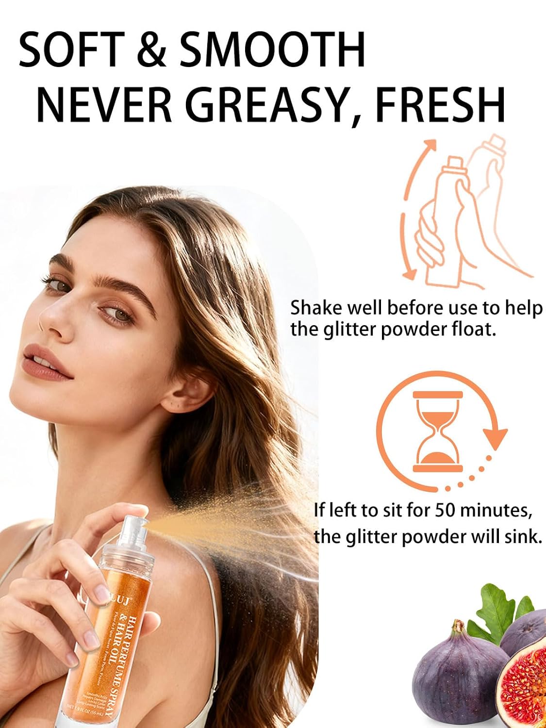Hair Perfume for Women - Lightweight Summer Fragrance Mist with Argan Oil & Bronze Shimmer | 50ml