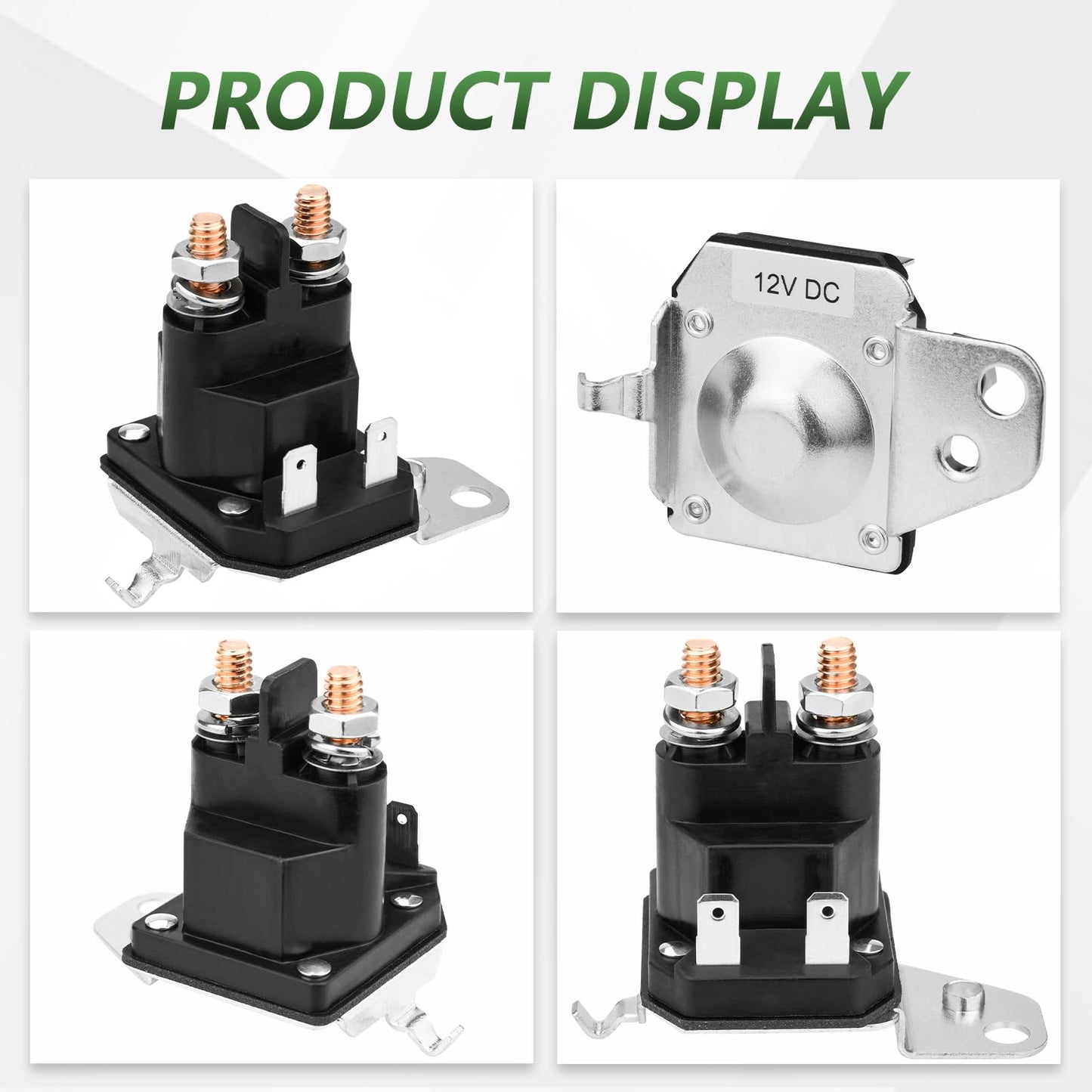 Tecreddy 725-06153A Starter Solenoid for Cub Cadet XT1 XT2 Enduro RZT LT1 ZT1 ZT2 MTD Troy Bilt Yard Man Husky Yard Machines Craftsman Zero Turn Riding Lawn Mower Tractor 762-1261-211-50