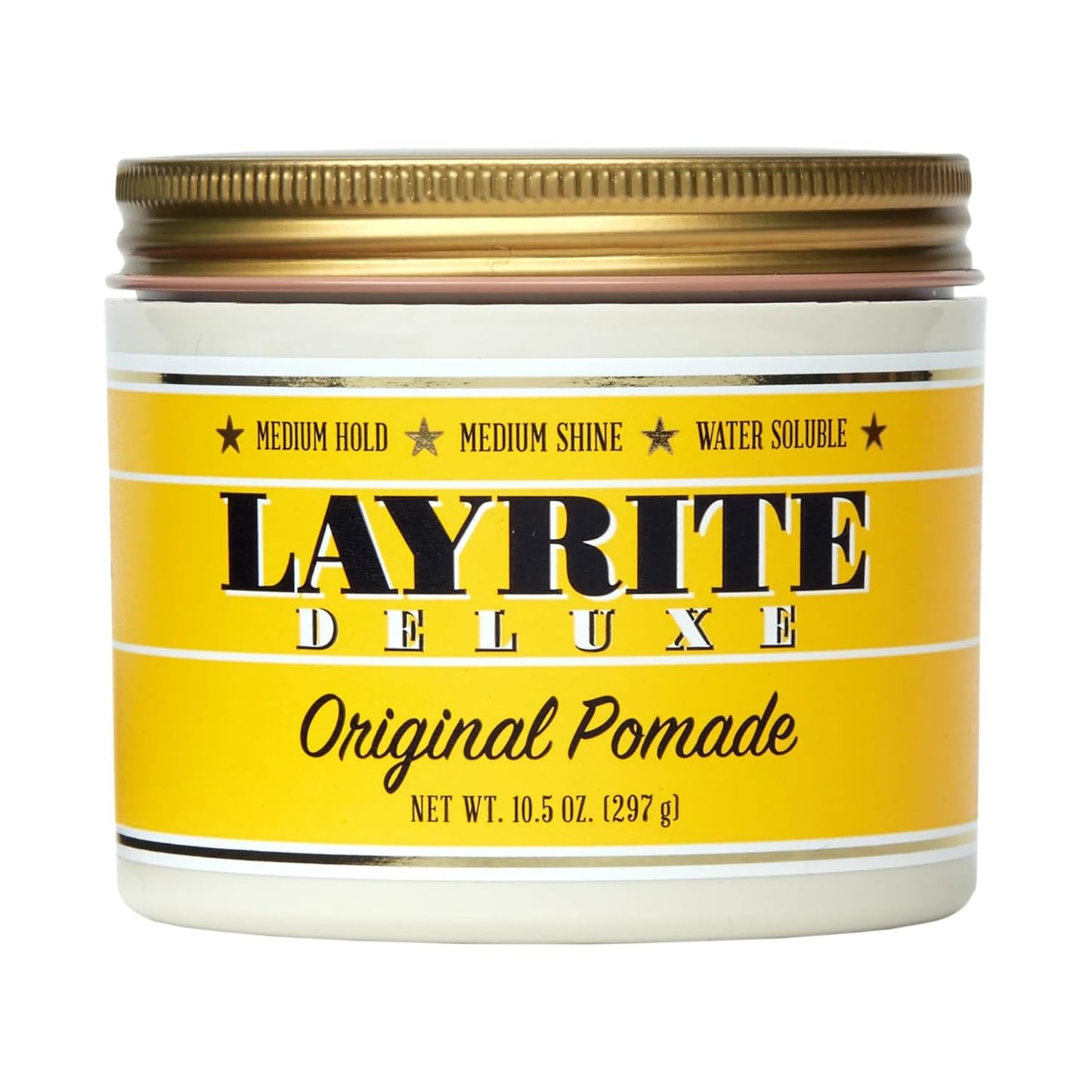 Layrite Original Pomade - Strong Hold Hair Styling Cream for All Hair Types | 4 oz