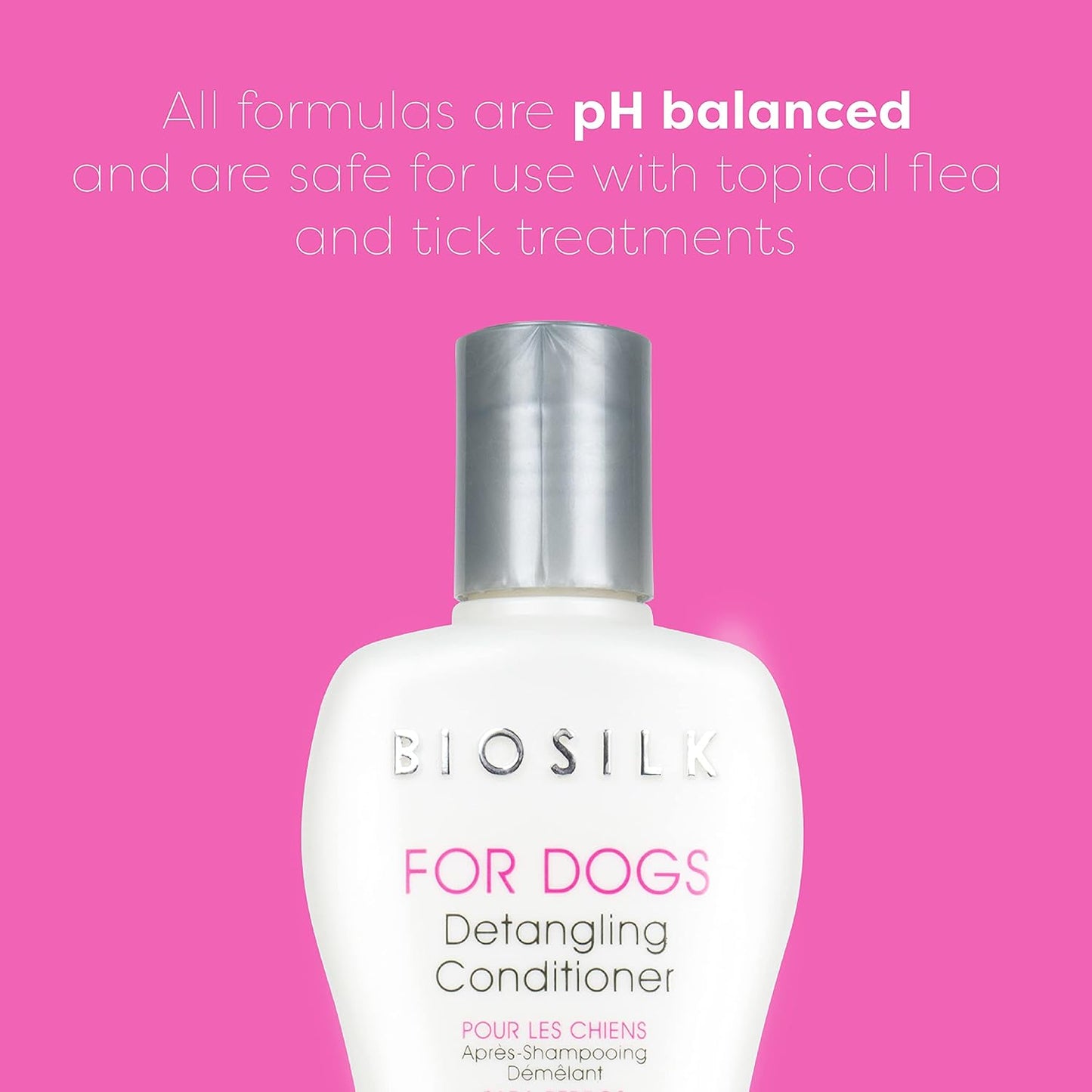 BioSilk Dog Detangling Conditioner - Silk Therapy for Smooth Coats | 12 Fl Oz