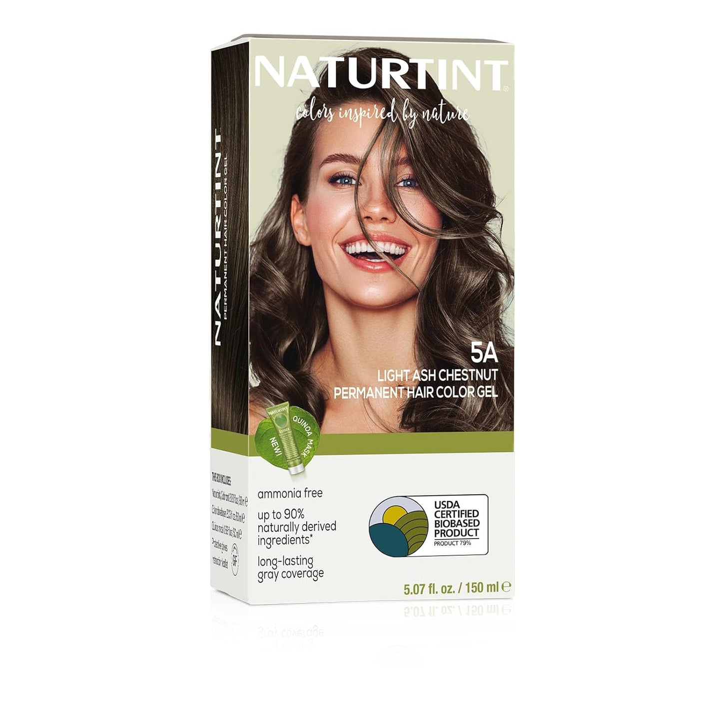 Naturtint 7N Hazelnut Blonde Permanent Hair Color | Ammonia-Free, Vegan, 100% Gray Coverage, Long-Lasting Results