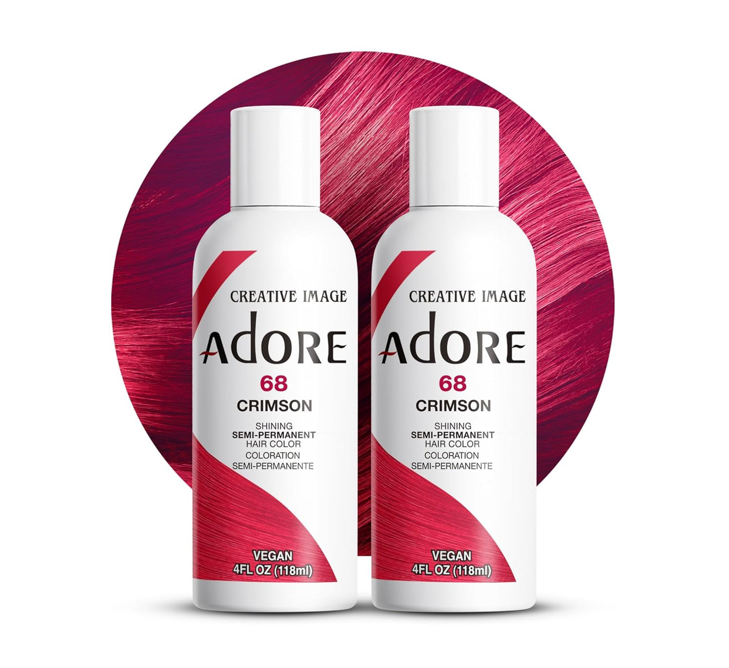 Adore Semi Permanent Hair Color - Mystic Grey | Vegan, Ammonia-Free Hair Dye | 4 Fl Oz