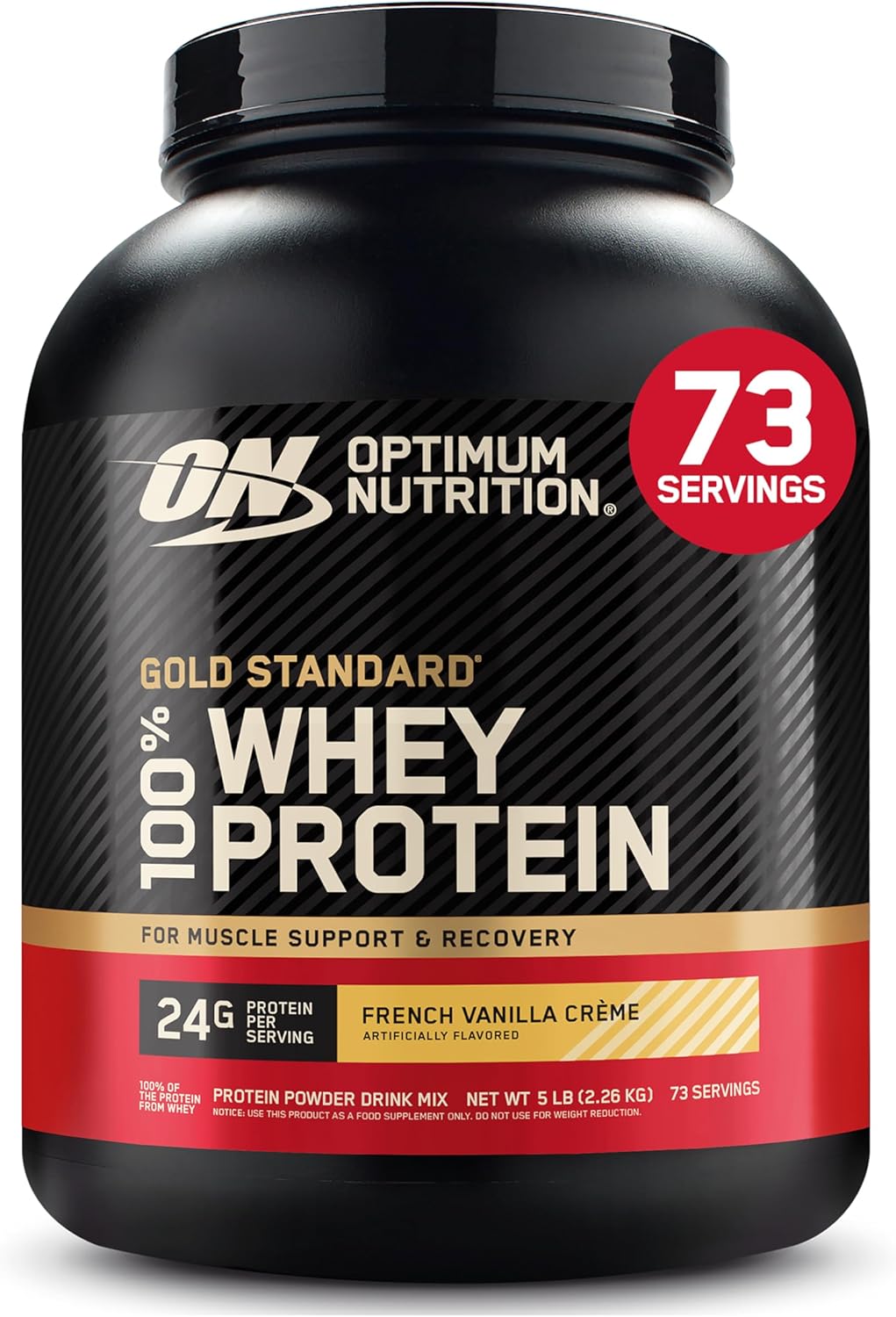 Optimum Nutrition Whey Protein Powder - Double Rich Chocolate Flavor | 1.98 lb Size