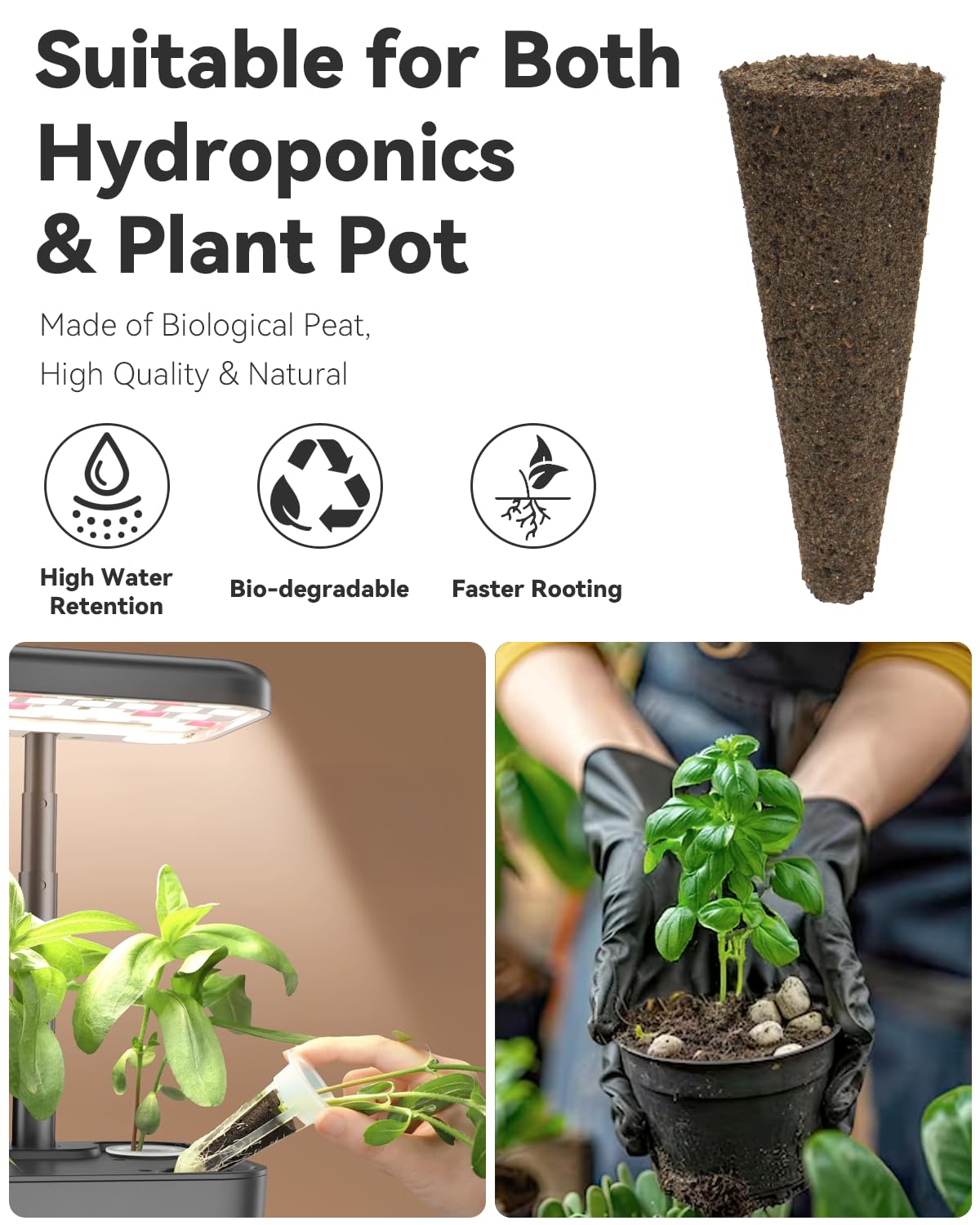 Gourmet Herb Seed Pod Kit Compatible with AeroGarden, idoo, Ahopegarden, Gardencube with Basil, Parsley, Thyme, Mint, Cilantro, Dill, Oregano, Chives - Compatible with All Hydroponics(8-Pod)