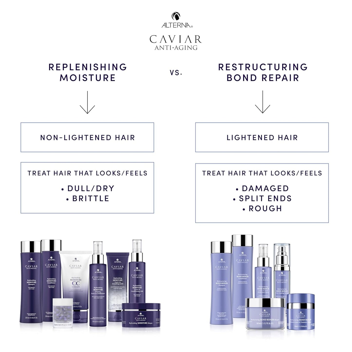 Alterna CAVIAR Anti-Aging Moisture Shampoo - Hydrating Formula for Dry, Brittle Hair | Sulfate Free