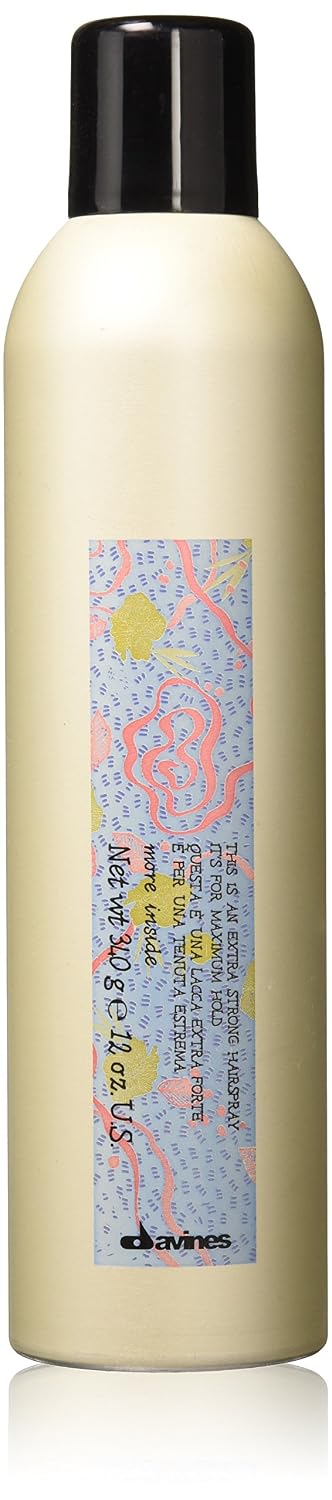 Davines Extra Strong Hairspray - Maximum Hold, Residue-Free Styling | 12 Fl. Oz.
