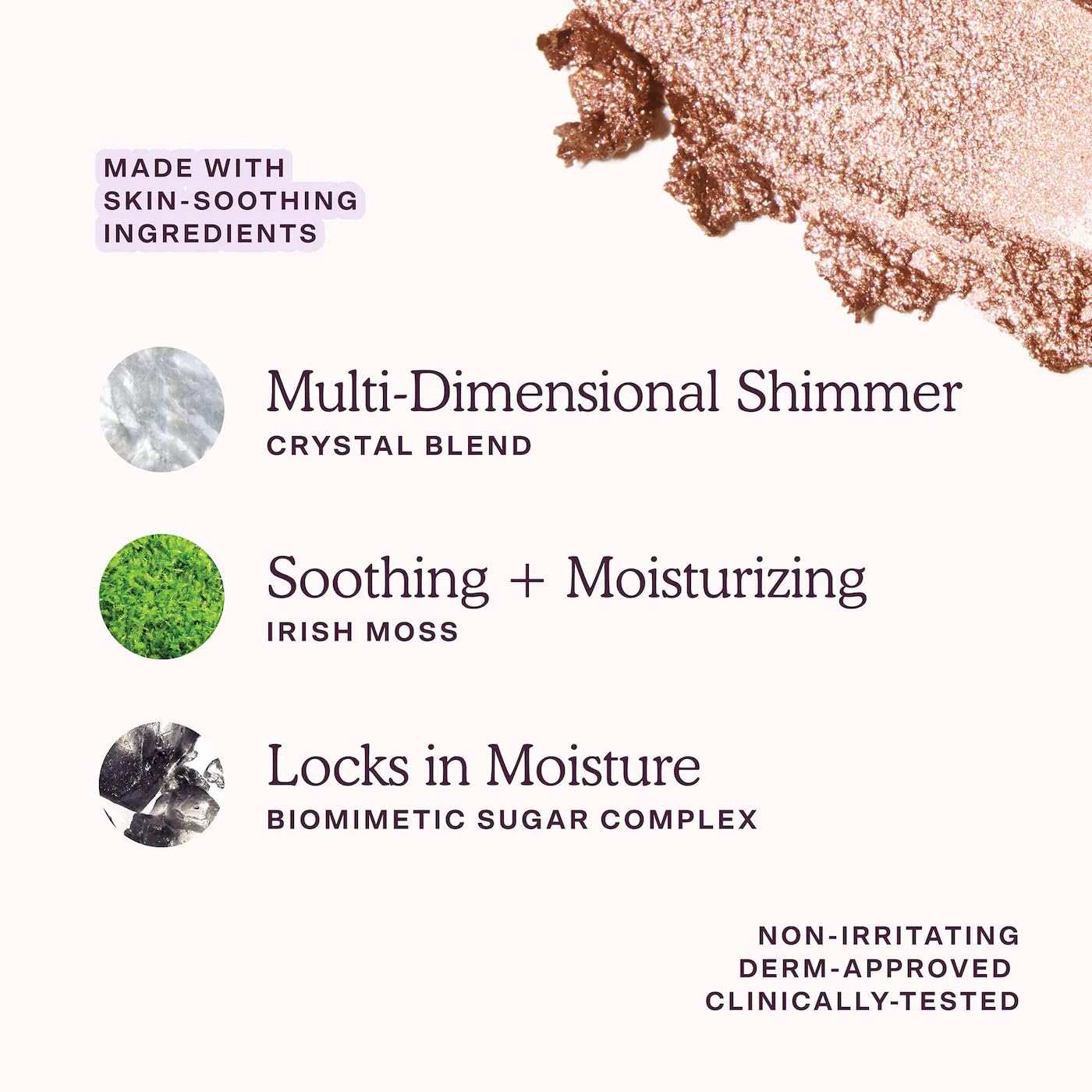 Tower 28 GoGo Cooling Shimmer Eyeshadow Stick | 8-Hour Wear Cream Eye Makeup for Sensitive Eyes - Garden (.09 oz)