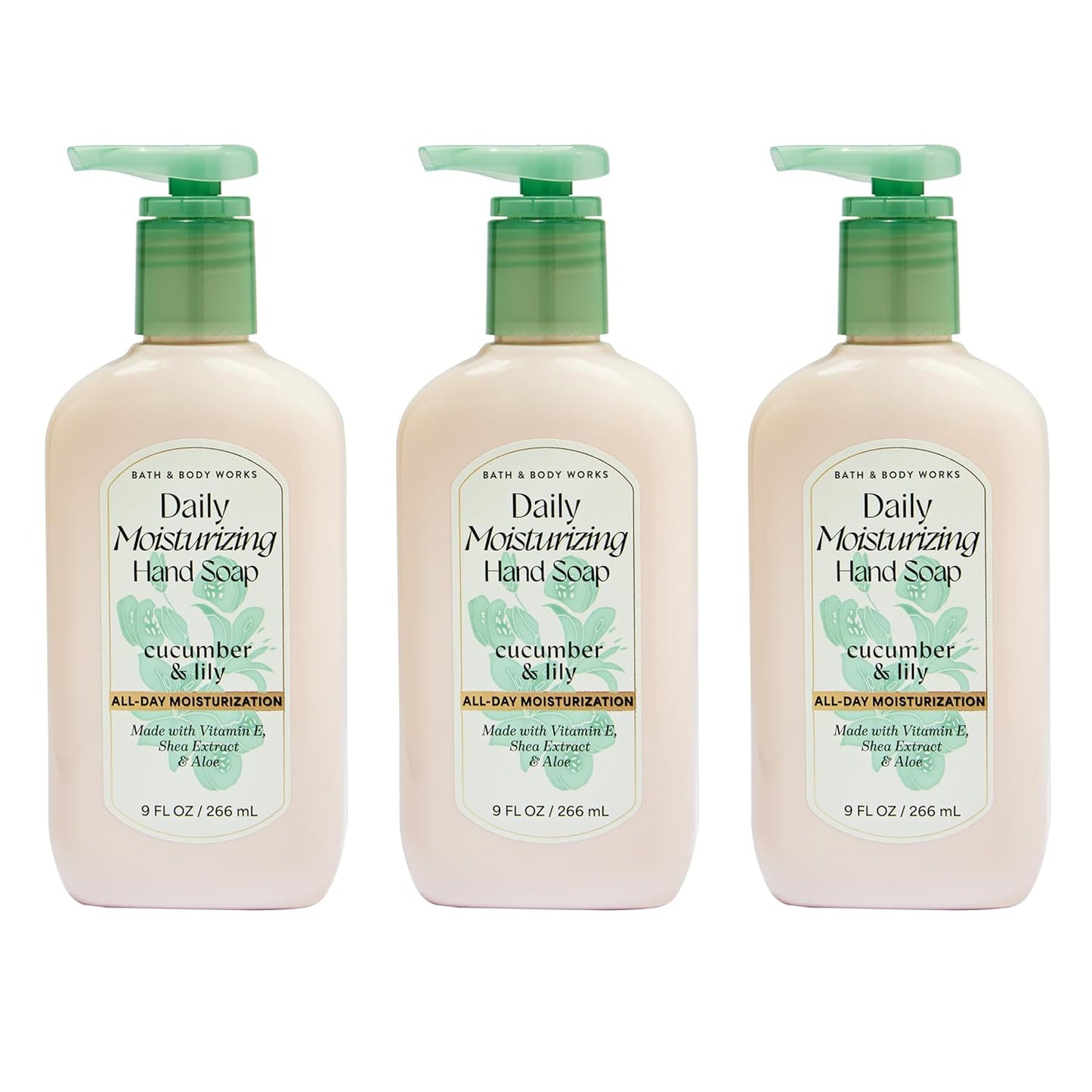 Mango & Coconut Milk Hand Soap | Daily Moisturizing Formula - Shea, Glycerin, Vitamin E & Aloe - 3-Pack