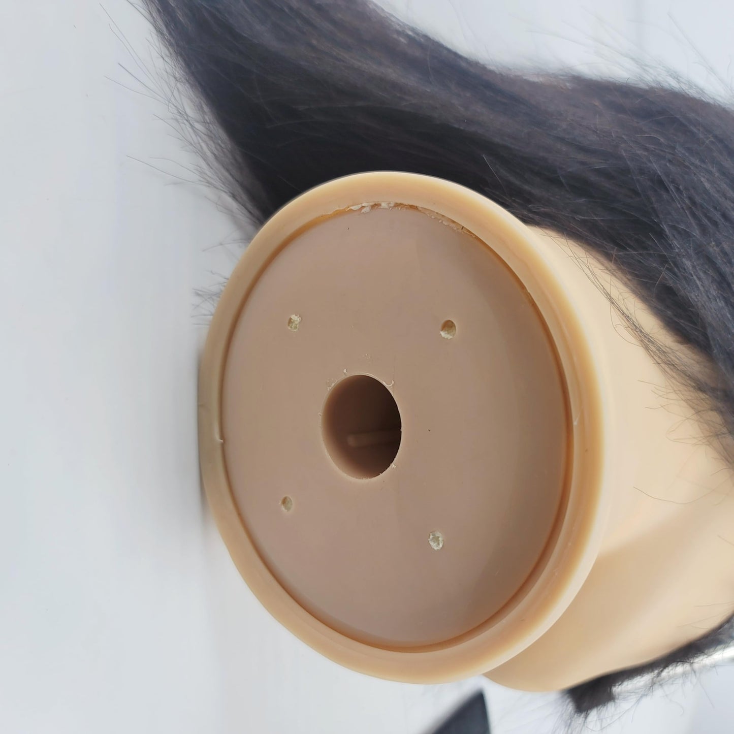 Mannequin Head Human Hair for Hair Styling, 12" Barber Mannequin Head Male