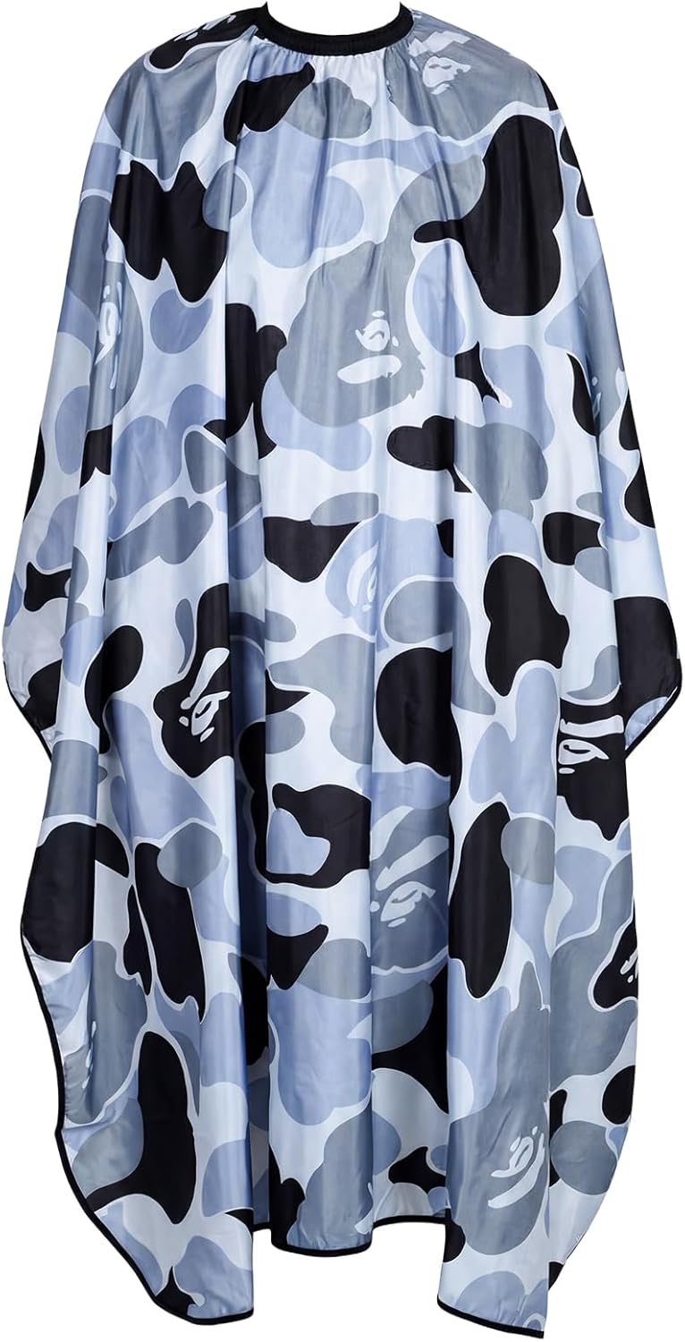 Professional Waterproof Hair Cutting Cape - Adjustable Polyester Barber Cape for Men | Salon & Home Use
