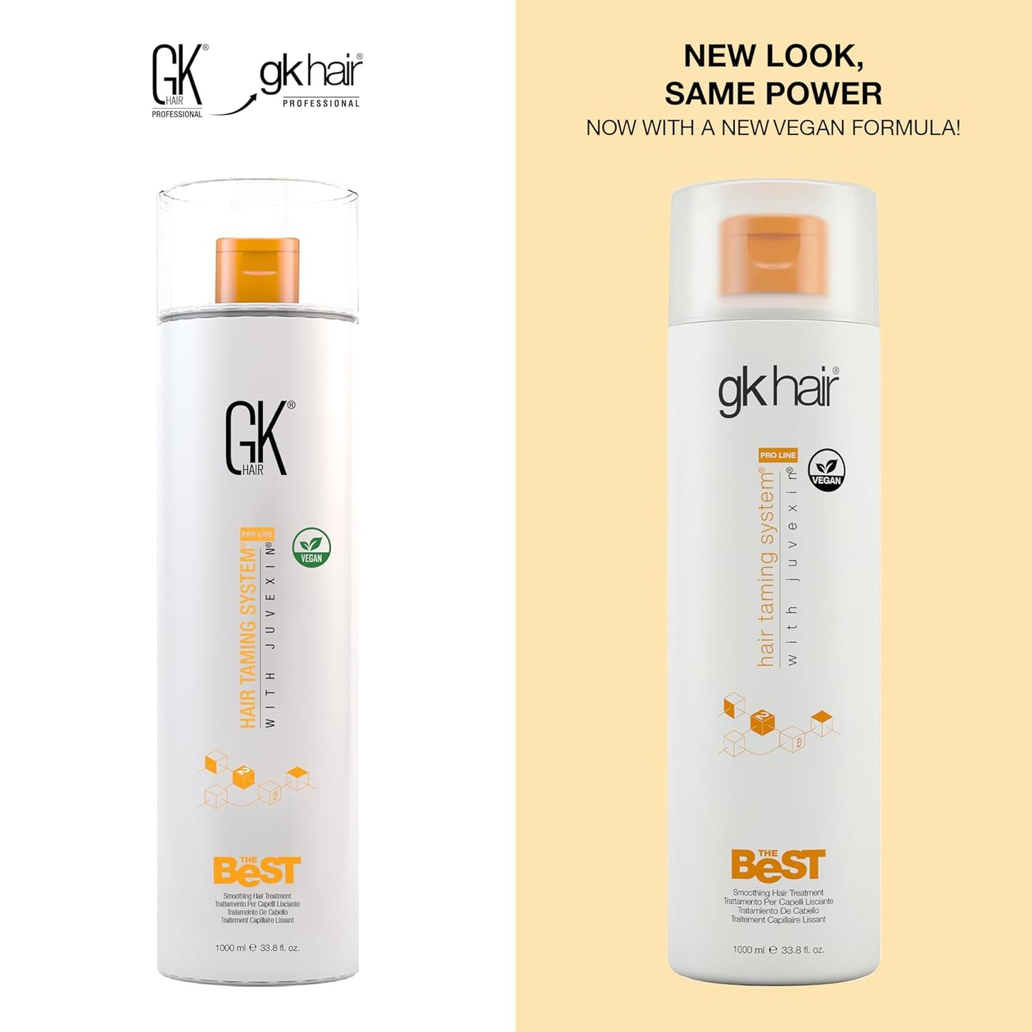 GK HAIR Keratin Hair Treatment - Professional Smoothing Complex for Silky, Frizz-Free Hair | 33.8 Fl Oz (1000ml)