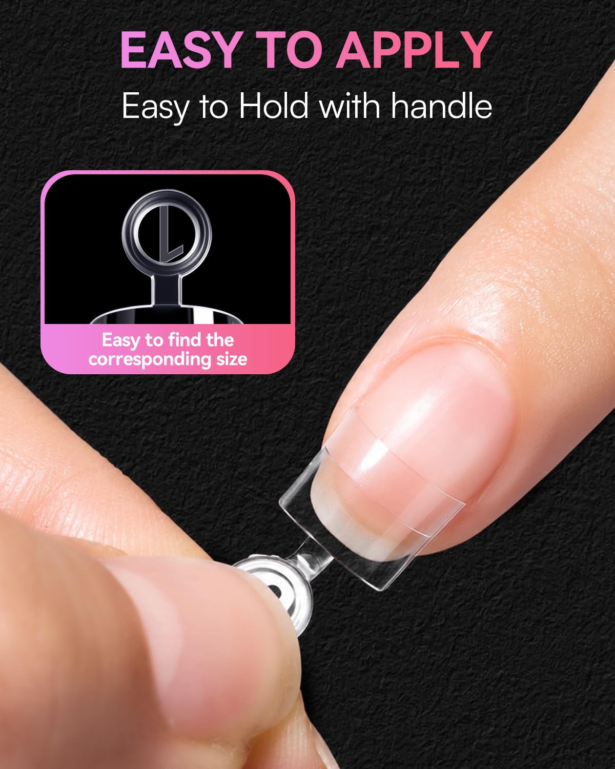 Makartt Short Square Nail Tips: 504 PCS Half Cover Pre-shaped Acrylic Nail Tips, Half Matte, 15 Sizes, False Nails - Easy-to-go Nail Extensions Manicure Supplies Salon DIY at Home
