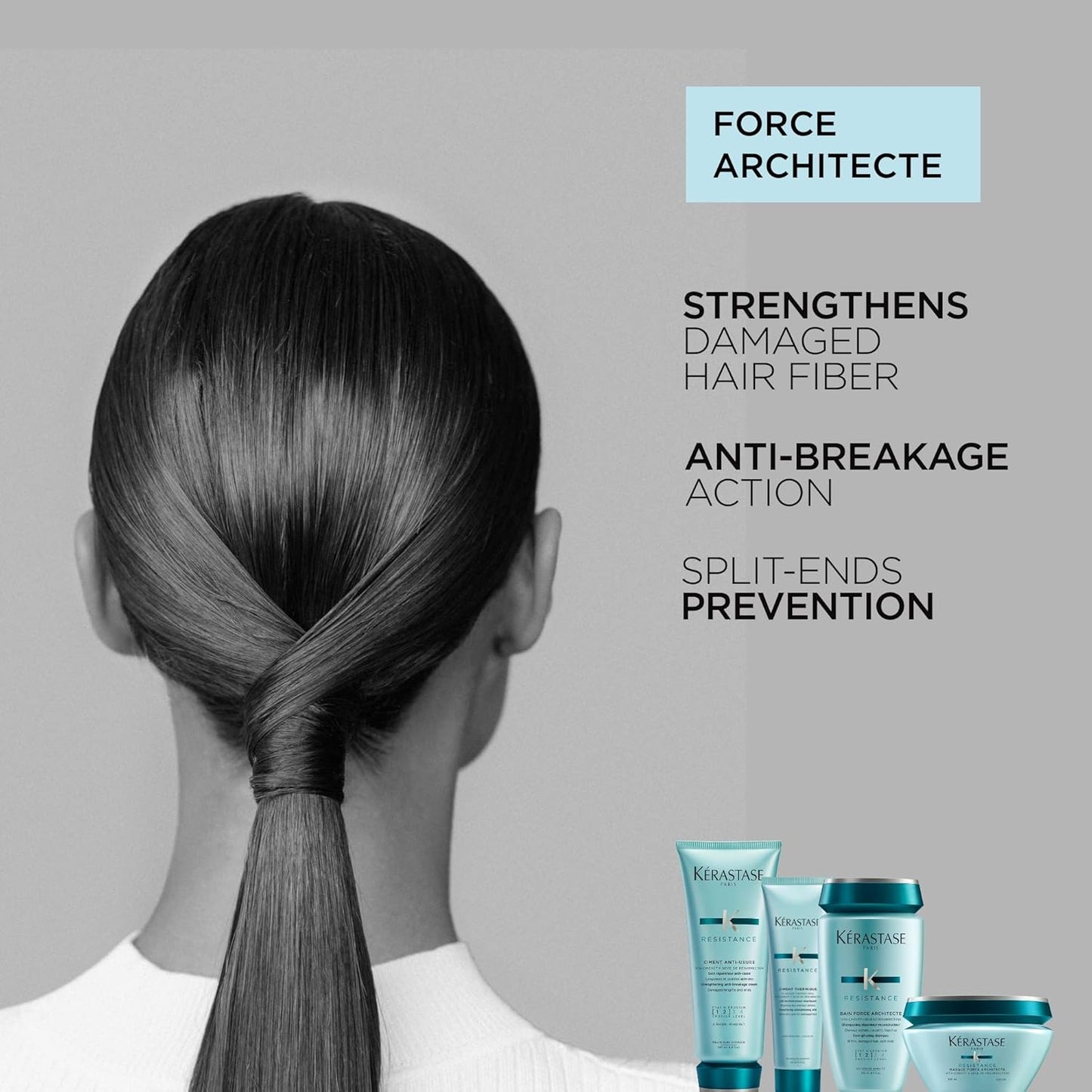 Kerastase Resistance Heat Protection Serum - Protects All Hair Types from Breakage & Damage | 5.07 Fl Oz