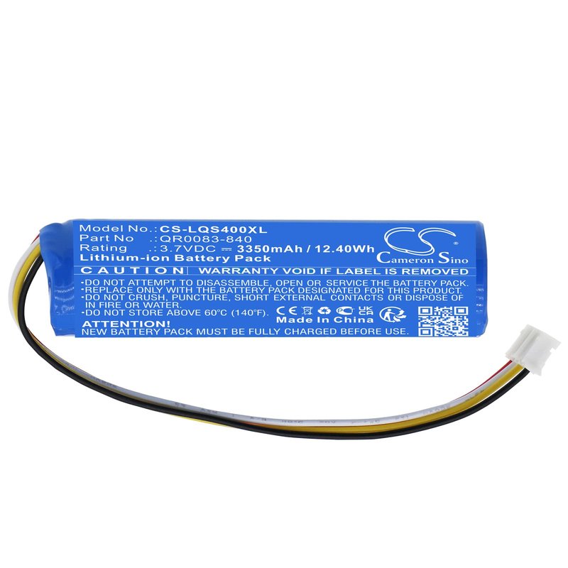 Sabuly 3.7V QR0083-840 IAN034NA Battery Replacement for Qolsys IQ Panel 4 IQP4001 IQP4005BLK IQP4002BLK IQP4003 IQP4006 IQP4004BLK IQP4006BLK IQ Panel 4 PowerG IAN034NA QR0083-840 /3350mAh Battery