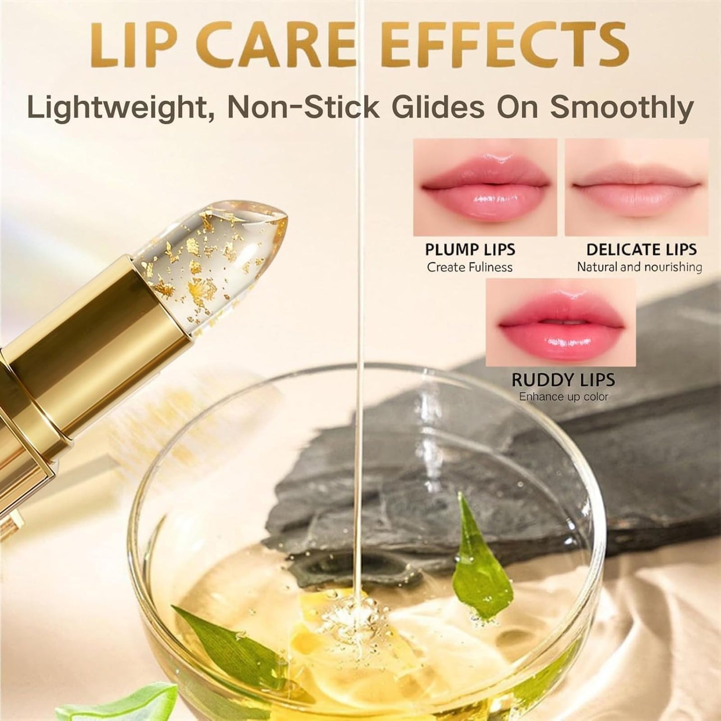 Signature lipstick, pH Adjusting Lipstick for Old Women, Skin-Adaptive Clear Lip Gloss, Long-Lasting Hydration Tinted Lip Balm, Makes Your Lips Look Fuller, Softer, Suitable for All Skin Tones (1 Pcs)