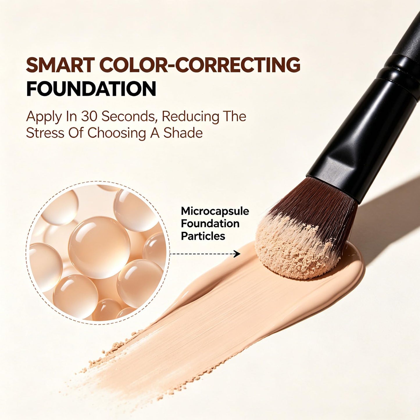Luxury Color Changing Foundation, Hydrating Foundation for Mature Skin
