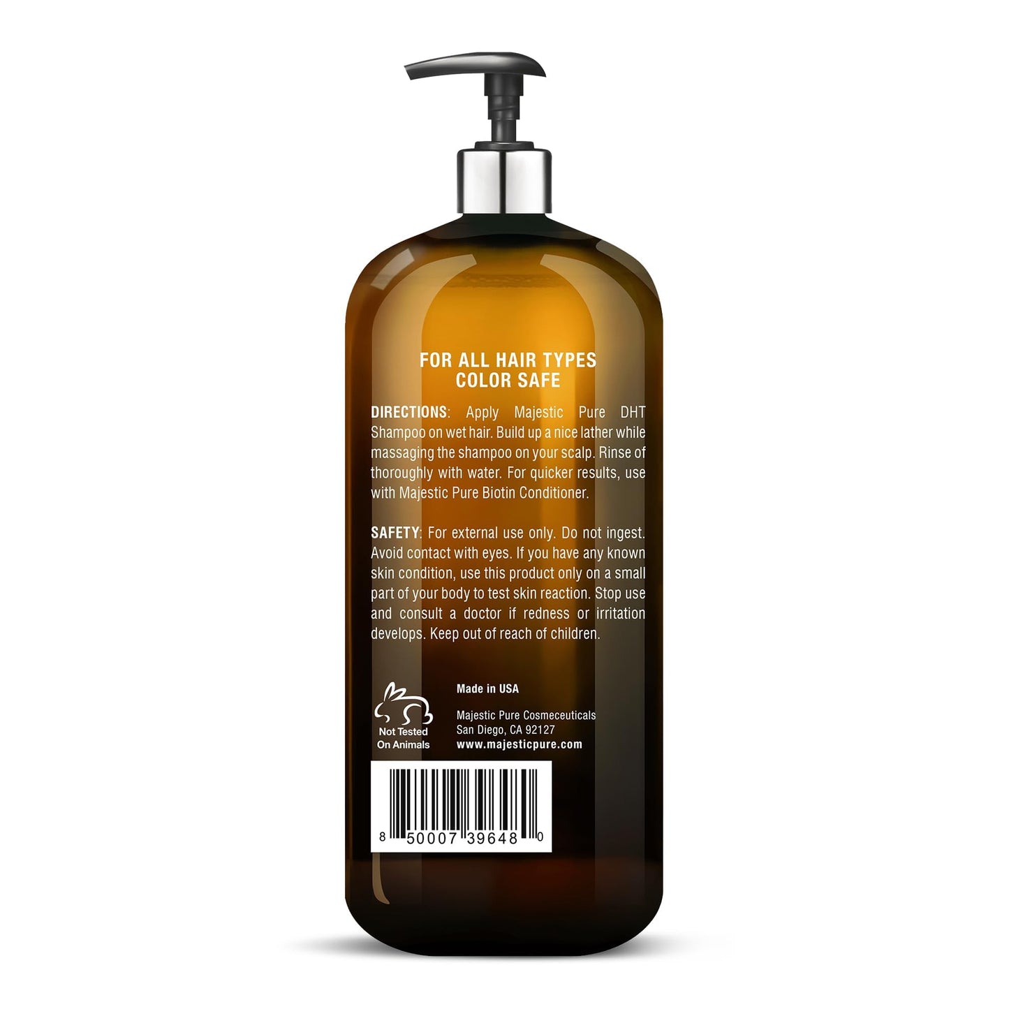 Majestic Pure Rosemary Castor & Biotin Shampoo for Thinning Hair-16fl oz