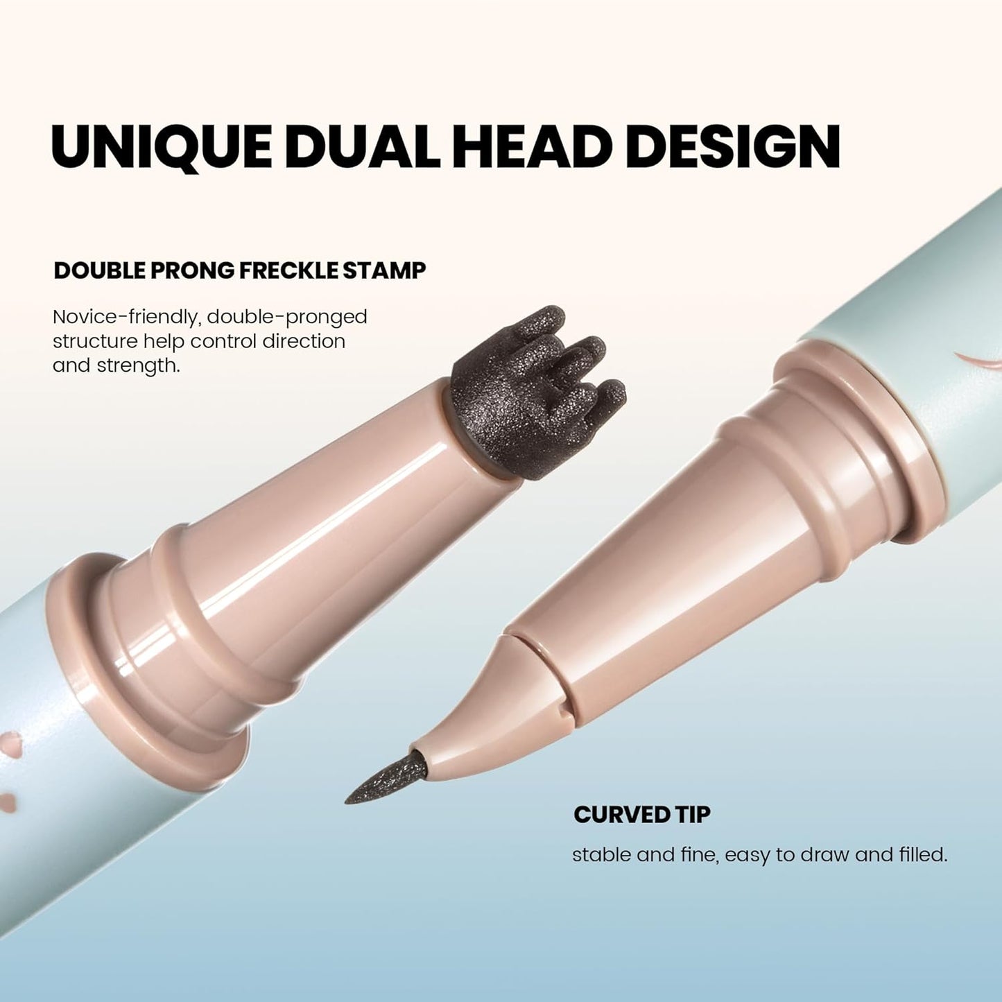 Freckle Pen Set - 2-in-1 Dual Ended Microblading & Freckle Stamp | Waterproof, 24HR Longwear, 2 Color Combos