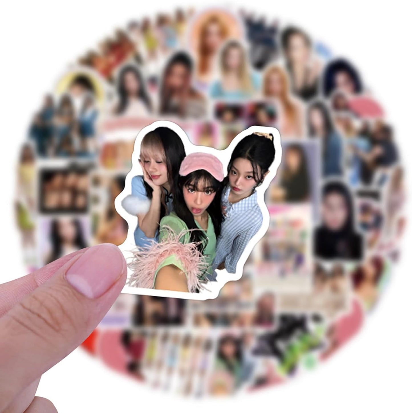 60pcs Kpop Idol Stickers - Waterproof Vinyl Stickers for Water Bottles, Laptops & Gifts for Fans