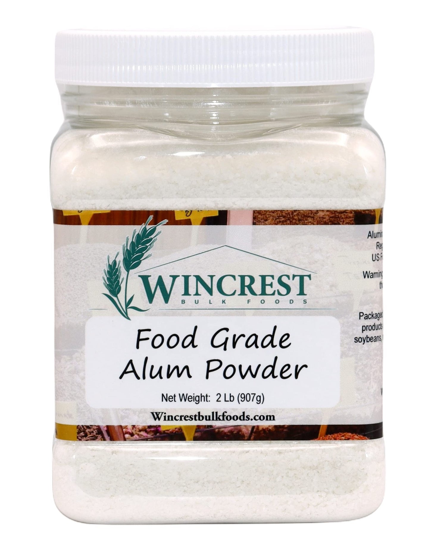 Alum Powder - Food Grade - 2 Lb Container