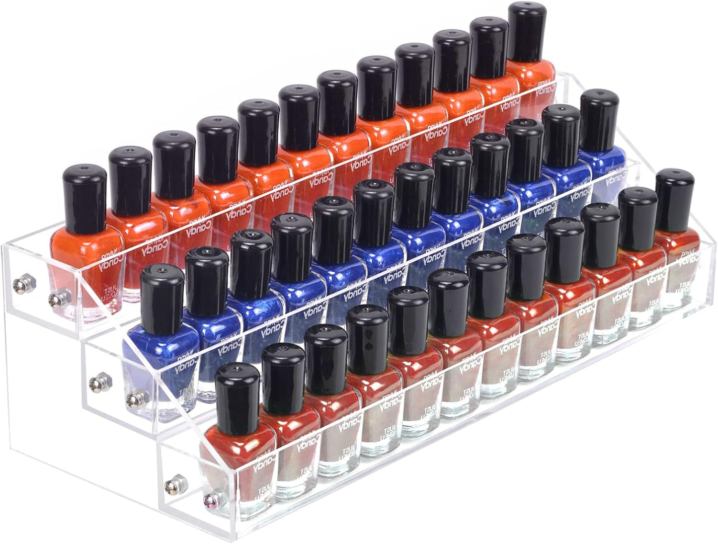 Acrylic Nail Polish Organizer - 6-Tier Display Rack for 48-96 Bottles | Ideal for Tattoo Ink & Essential Oils