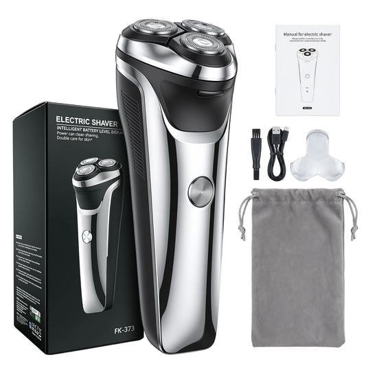 Ordele Electric Razor for Men, 2025 Upgraded Electric Shavers for Men, USB-C Rechargeable, Wet & Dry Shaver with Pop-up Trimmer and Travel Case (Gunmetal)