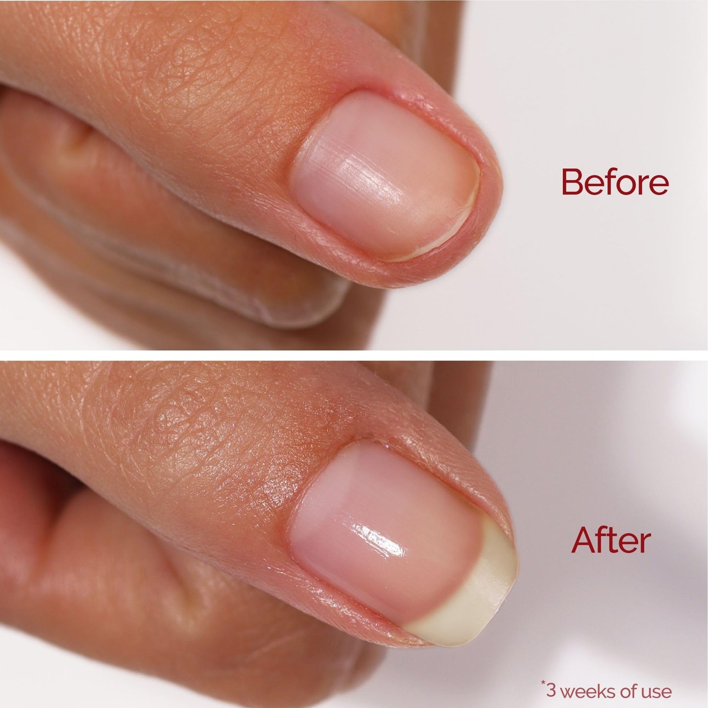 LONDONTOWN Sheer Strength Nail Blush, 2-in-1 Tinted Nail Hardener, Poppy