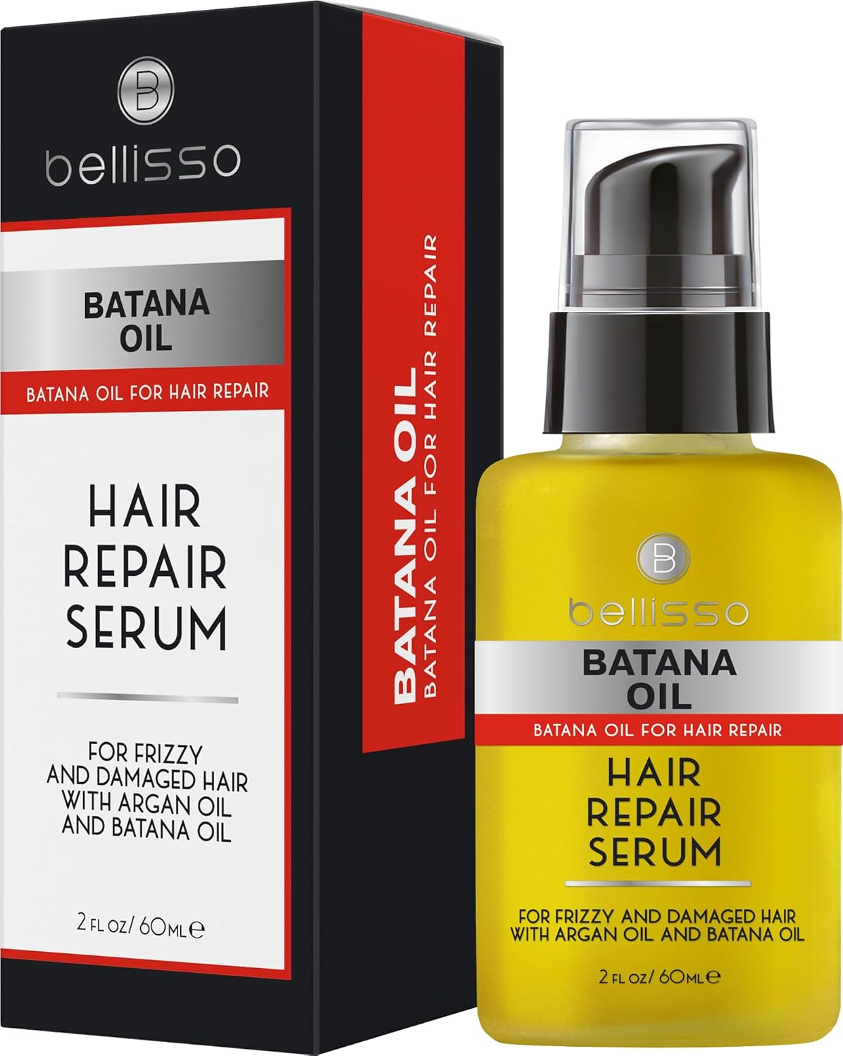 Keratin Hair Serum - Heat Protection & Anti-Frizz Treatment | Smoothing Oil for Damaged Hair