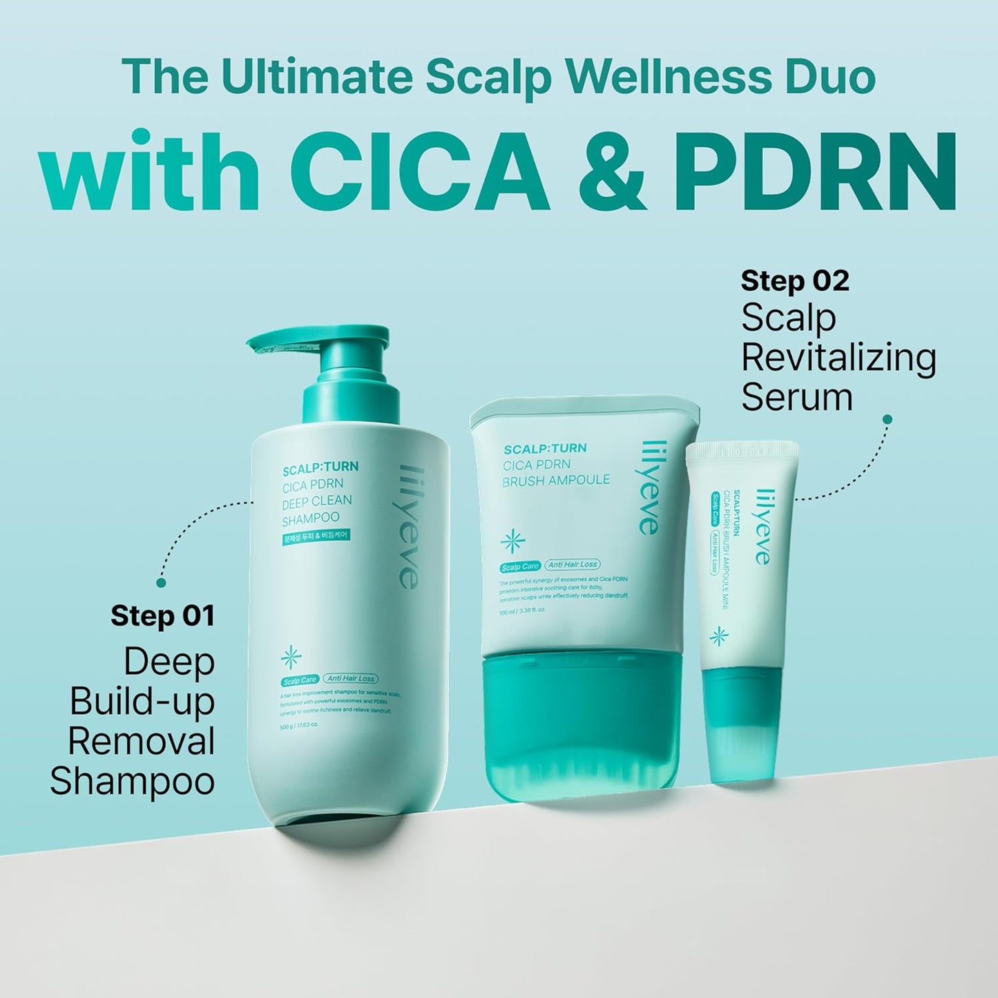 Lilyeve Scalp Serum - Cica PDRN Treatment for Itchy Scalp Relief & Hydration | 1.01 fl. oz.