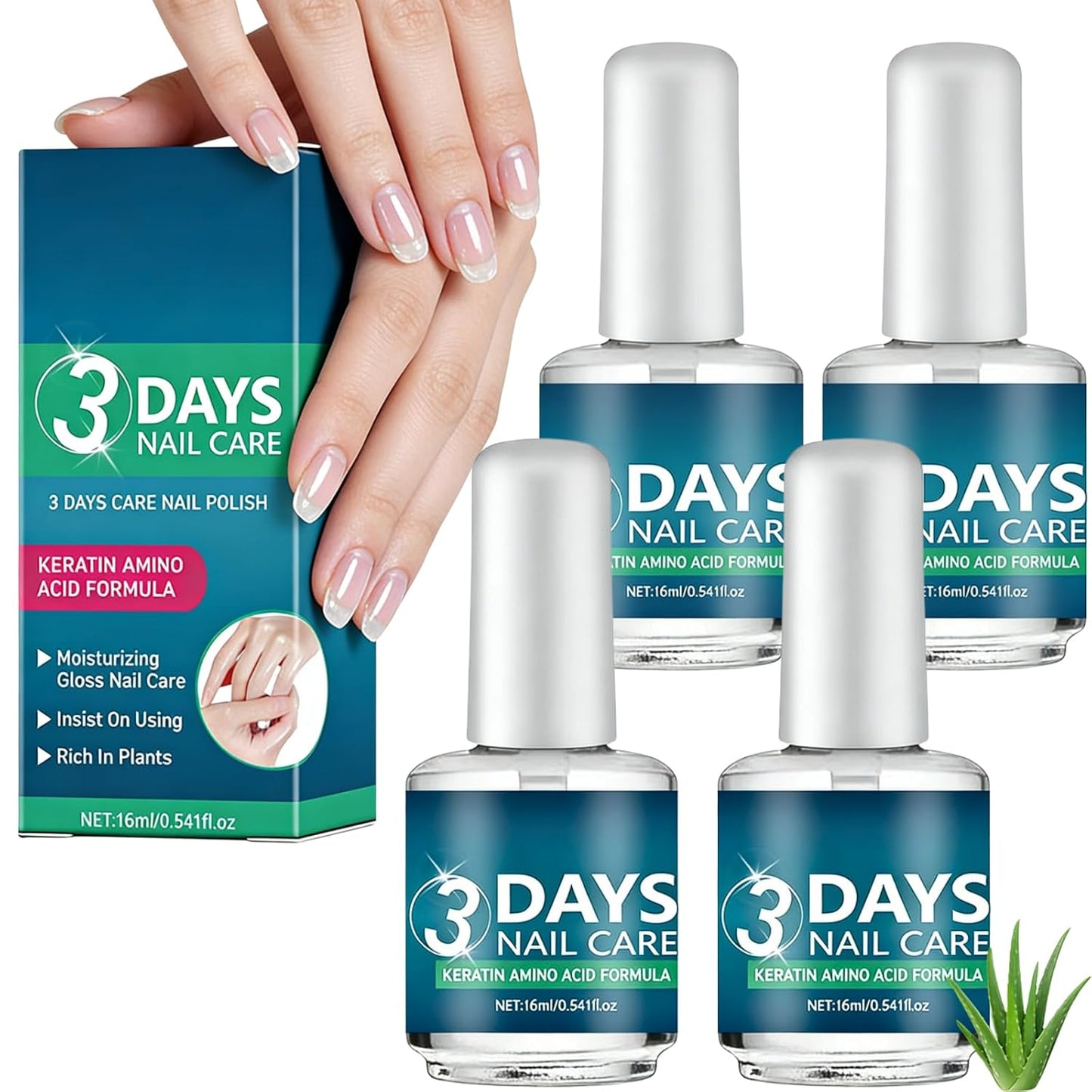 Nail Care Oil - Keratin-Infused Moisturizing Treatment for Dry, Weak Nails | 2 PCS