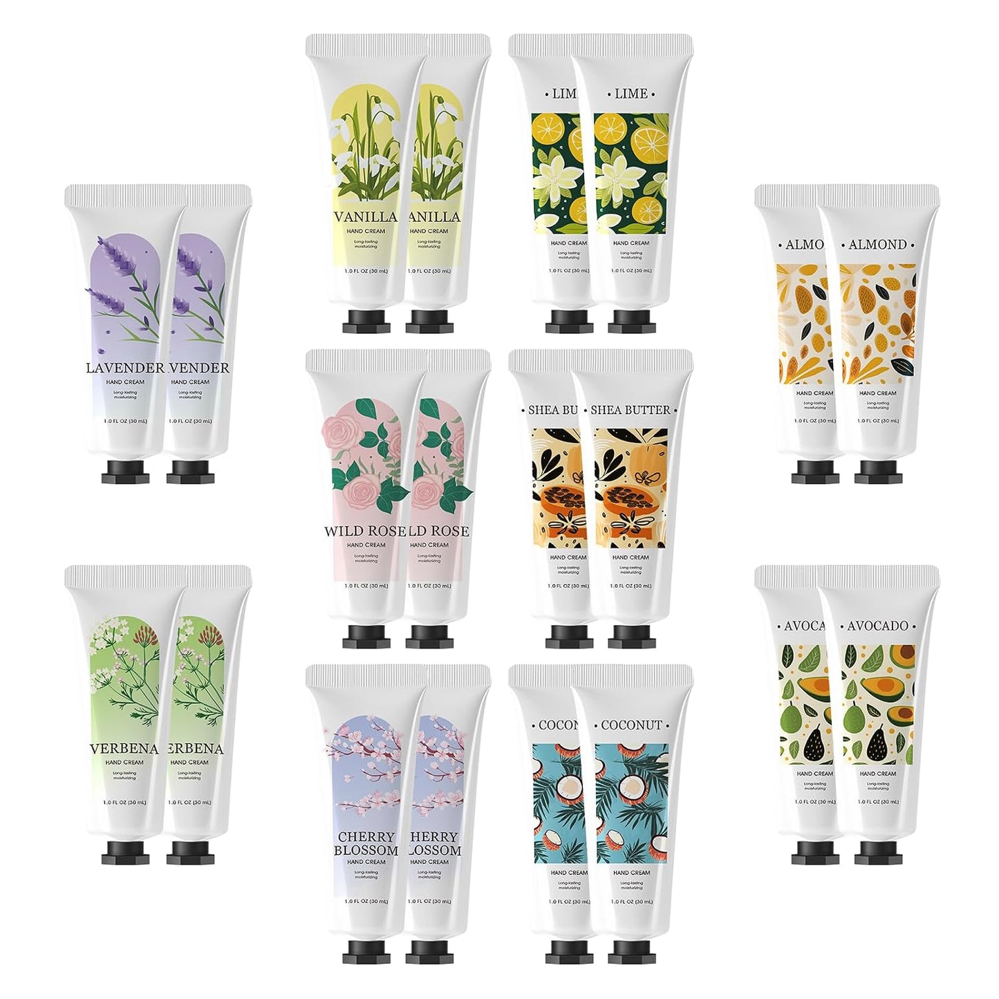 Green Canyon Spa Hand Lotion - 20 Pack Mini Travel Size Creams | Perfect for Gifts & Stocking Stuffers