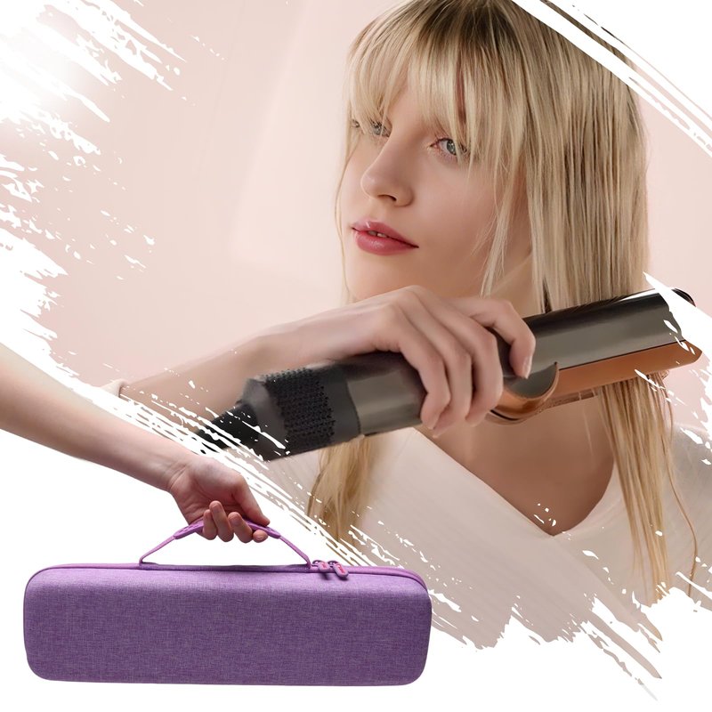 XANAD Hard Case Compatible with Airstrait/Corrale Styler Straightener - Hair Straightening Irons Case,Purple